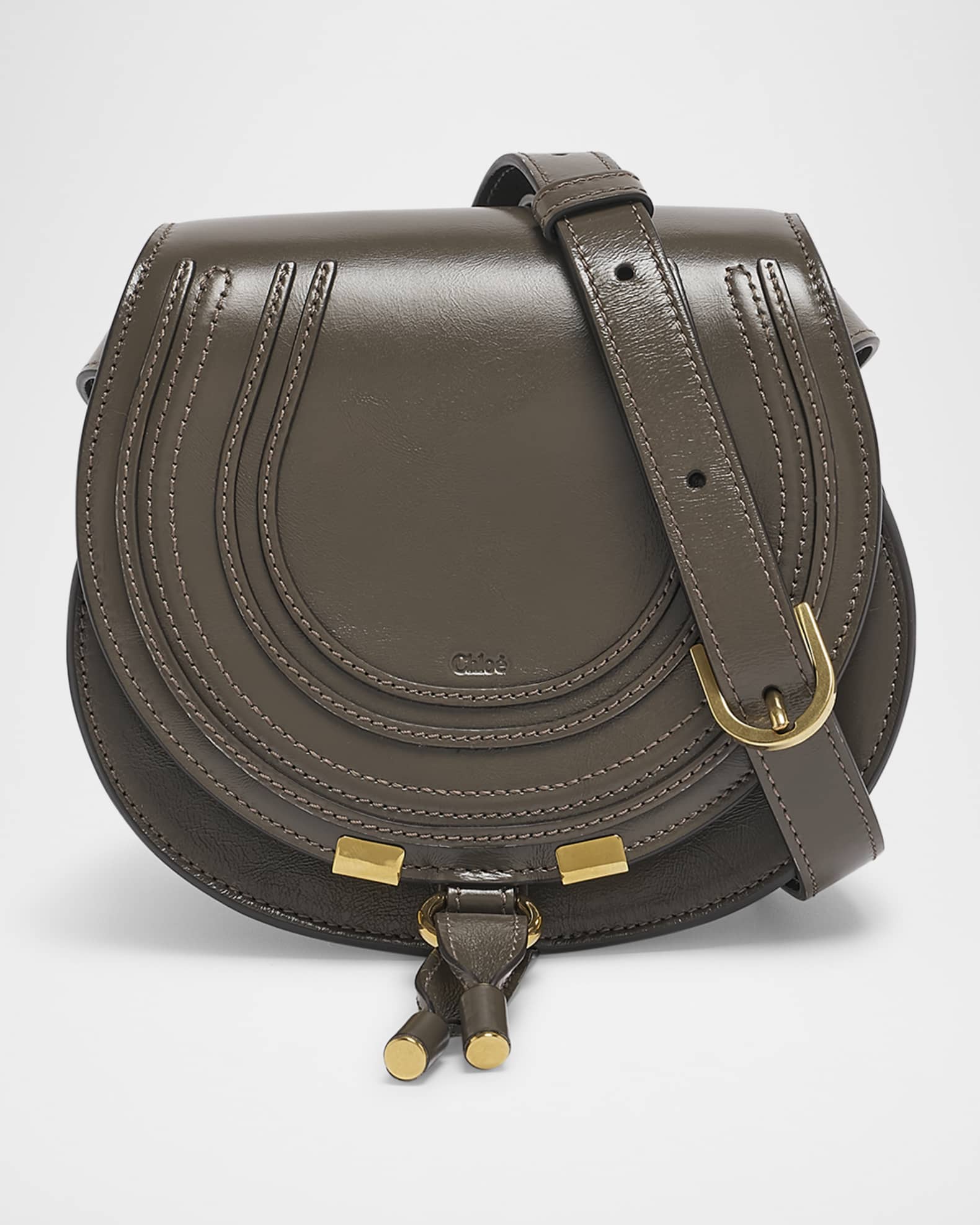Marcie Small Crossbody Bag in Shiny Calfskin 0