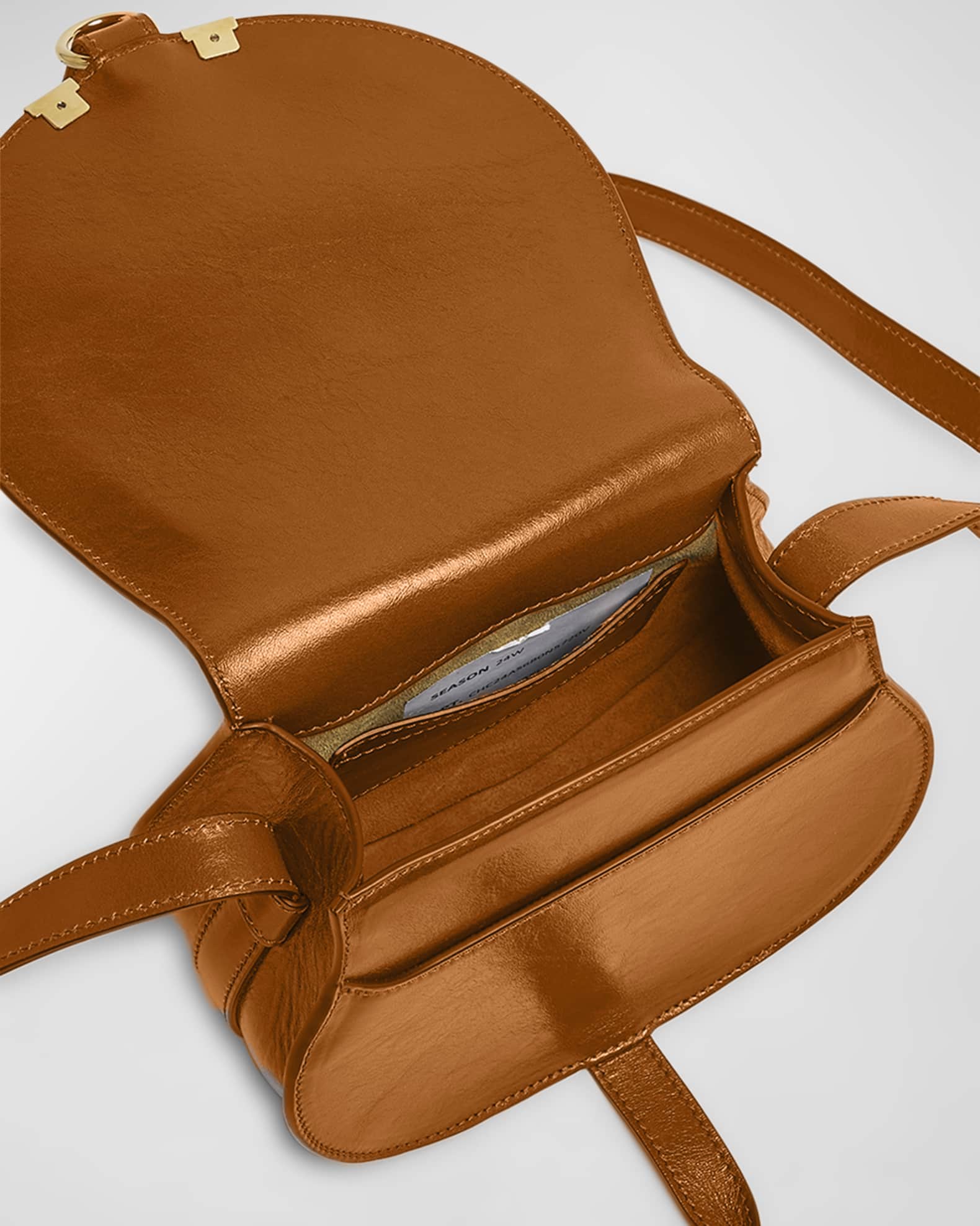 Chloe Marcie Small Crossbody Bag in Shiny Calfskin Neiman Marcus