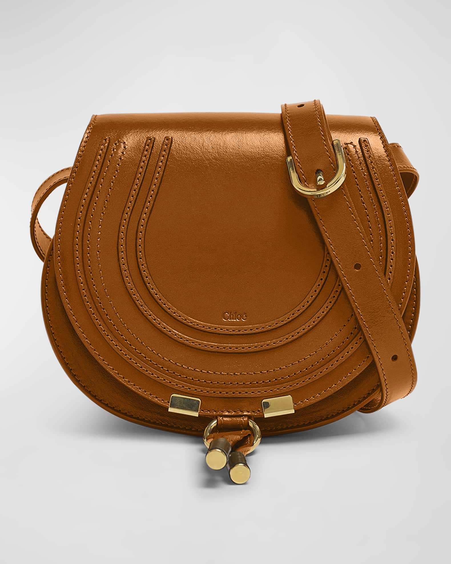 Marcie Small Crossbody Bag in Shiny Calfskin 0