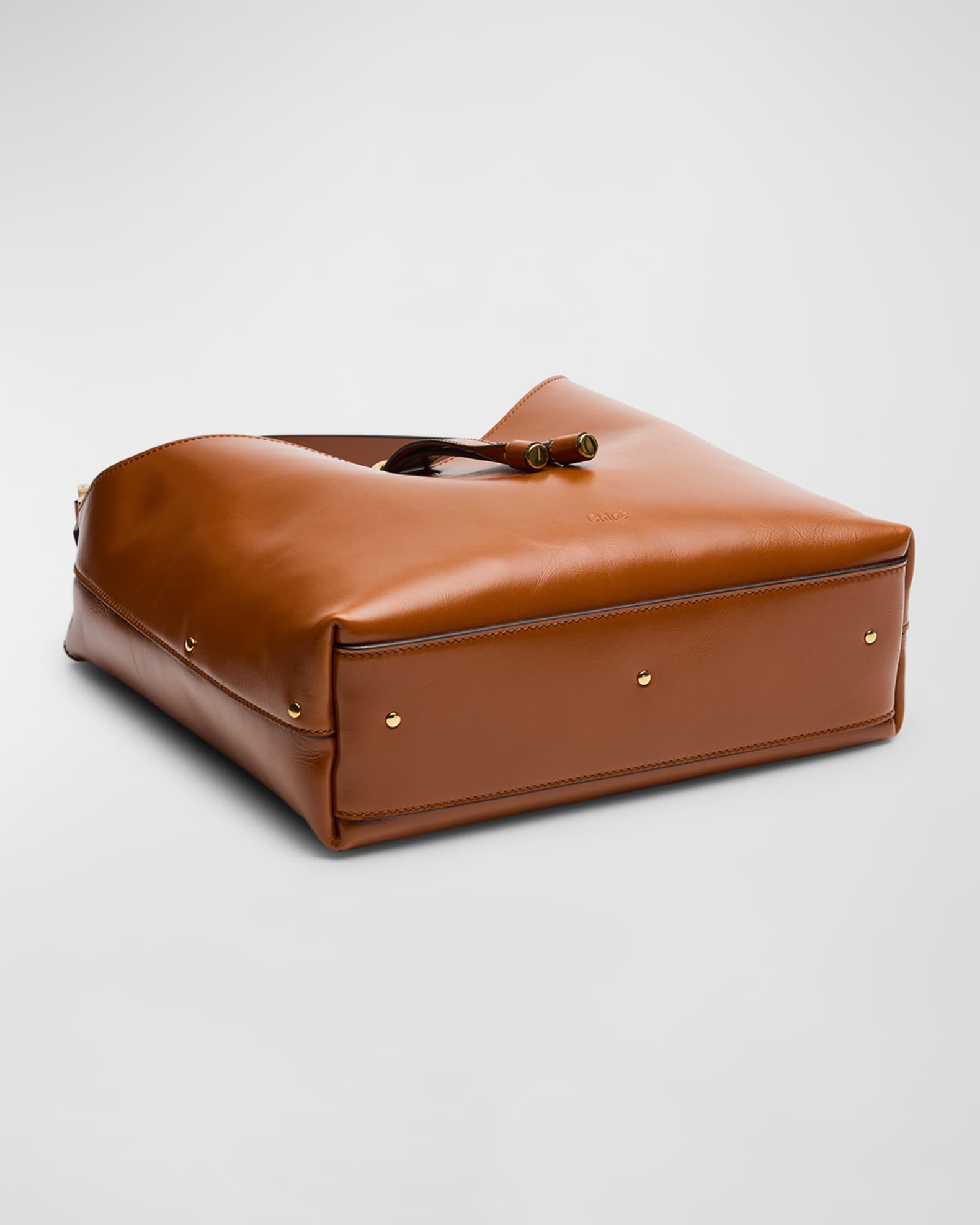 Marcie Small Hobo Bag in Shiny Calfskin 1