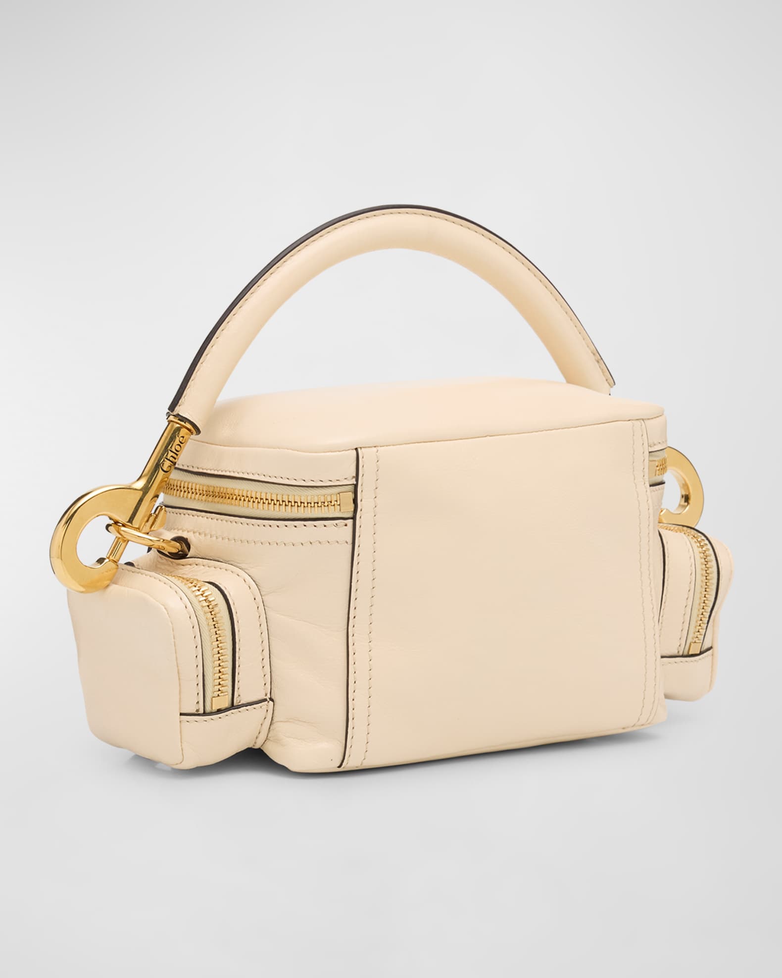 Chloe Camera Bag Small in Natural Shiny Calfskin Neiman Marcus