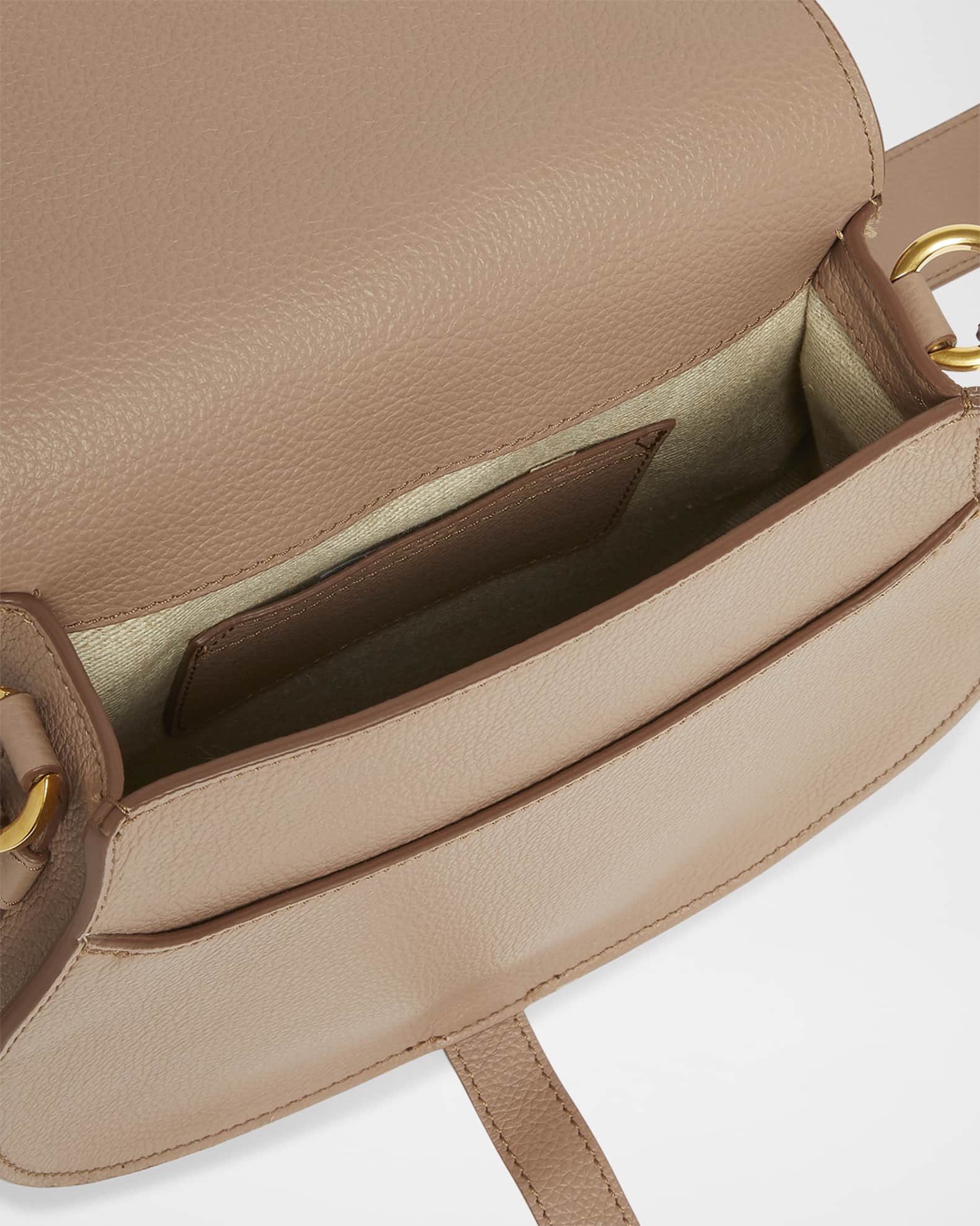 Marcie Medium Slim Crossbody Bag in Grained Calfskin | Neiman Marcus