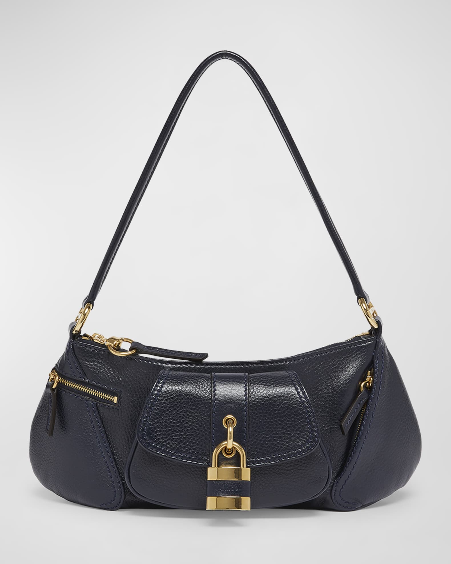 The 99 Shoulder Bag in Shiny Grained Calfskin 0