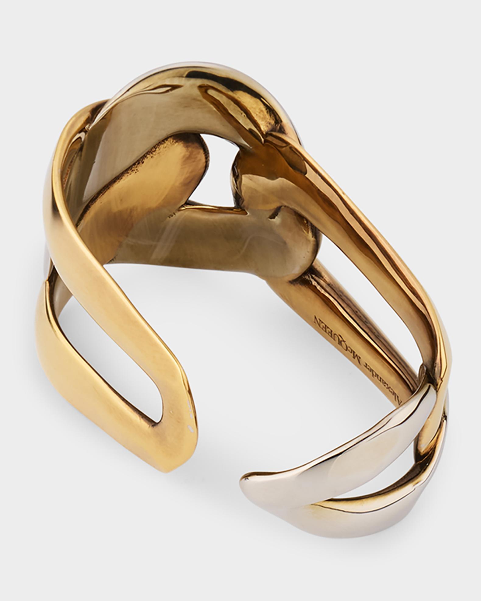 McQueen Double Chain Ring | Neiman Marcus