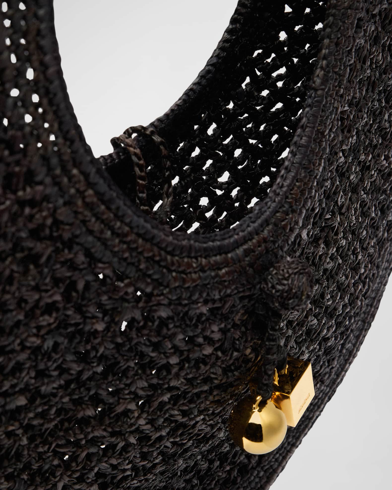 Le Rond Raffia Tote Bag 1