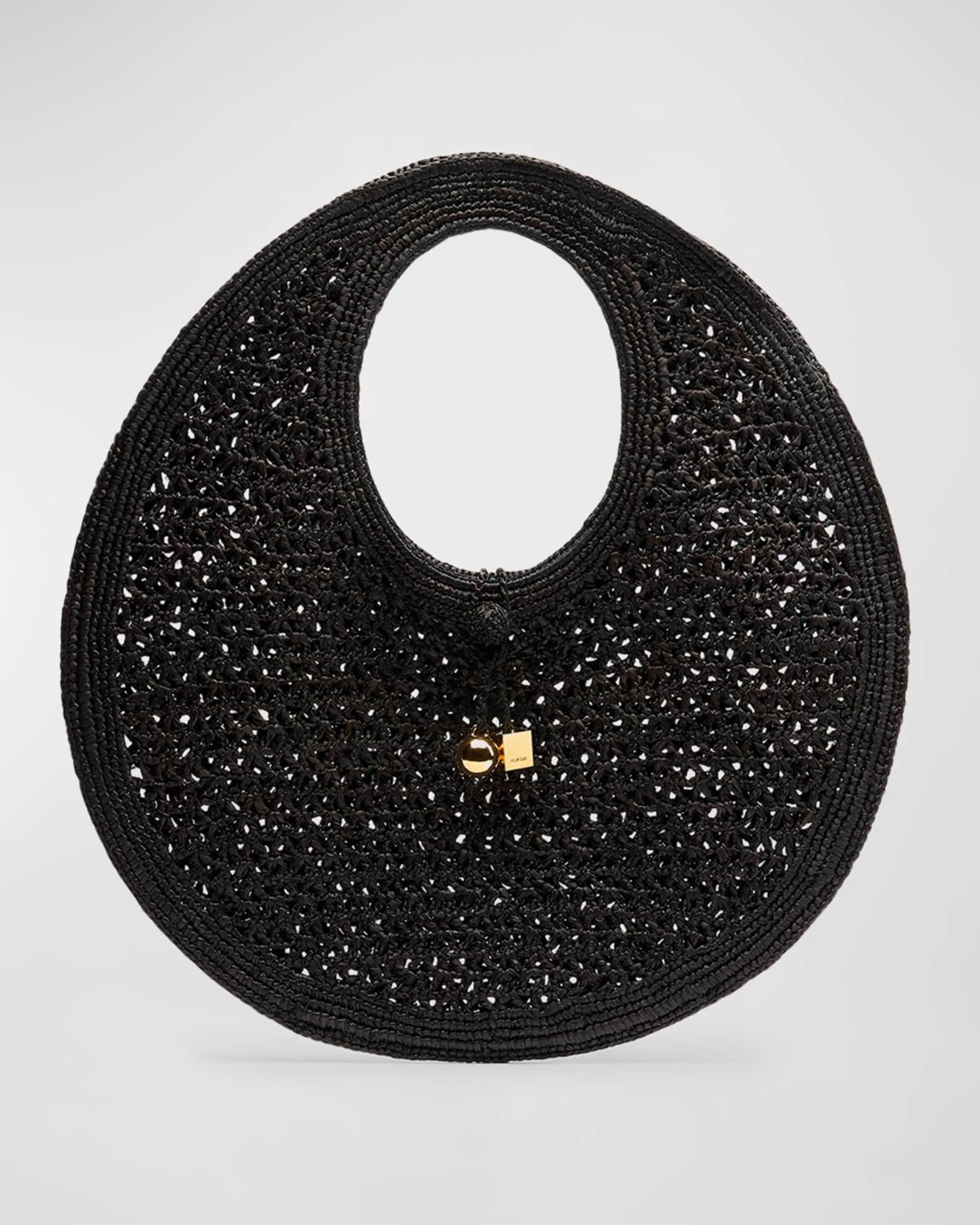 Le Rond Raffia Tote Bag 0