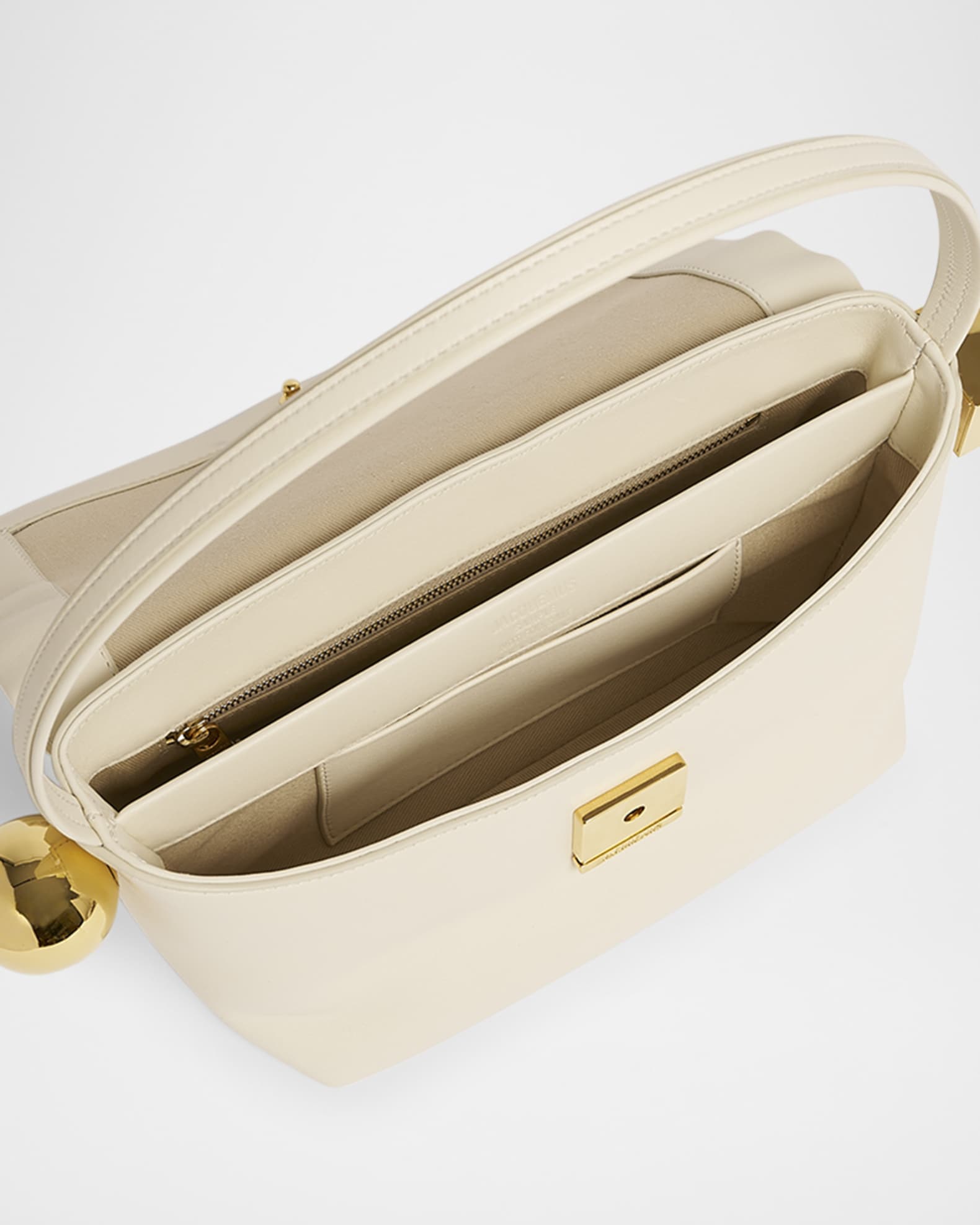 ハンドバッグ JACQUEMUS LE ROND CARRE HANDBAG Jacquemus Le Rond Carre Leather Shoulder Bag | italist