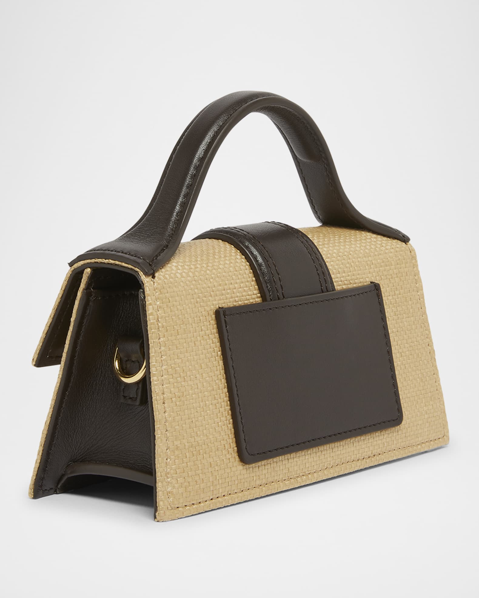 Jacquemus Le Bambino Woven Top-Handle Bag | Neiman Marcus
