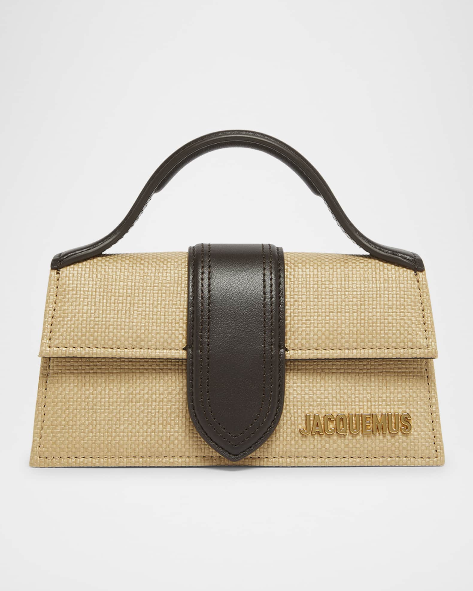 Le Bambino Woven Top-Handle Bag 0