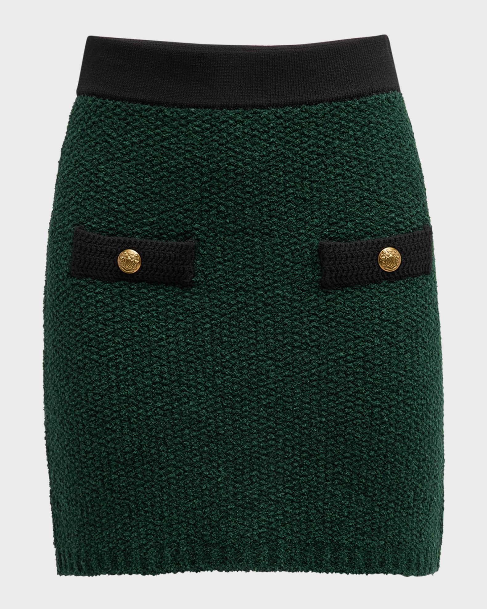 Veronica Beard Rivka Knit Mini Skirt