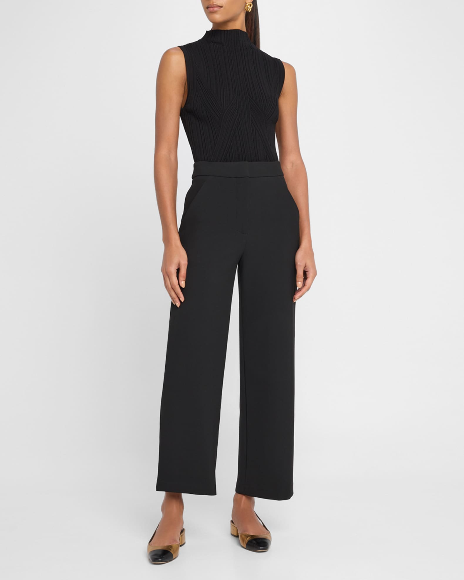 Brixton Cropped Flare Pants 1