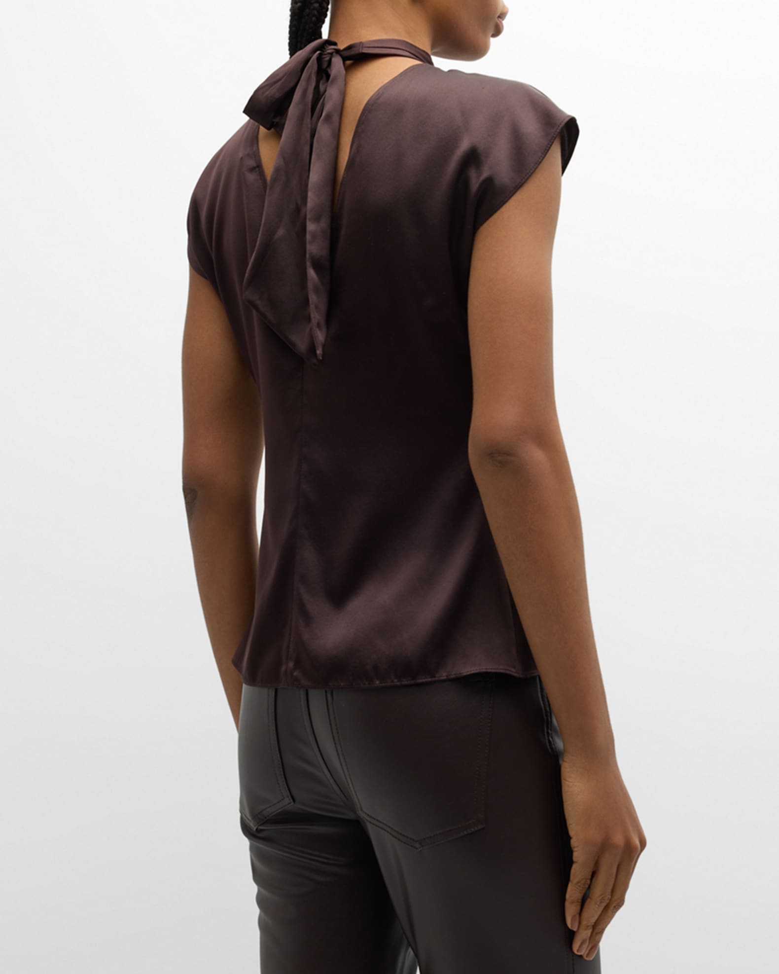 Veronica Drape Back Cutout Top Veronica Drape Back Cutout Top