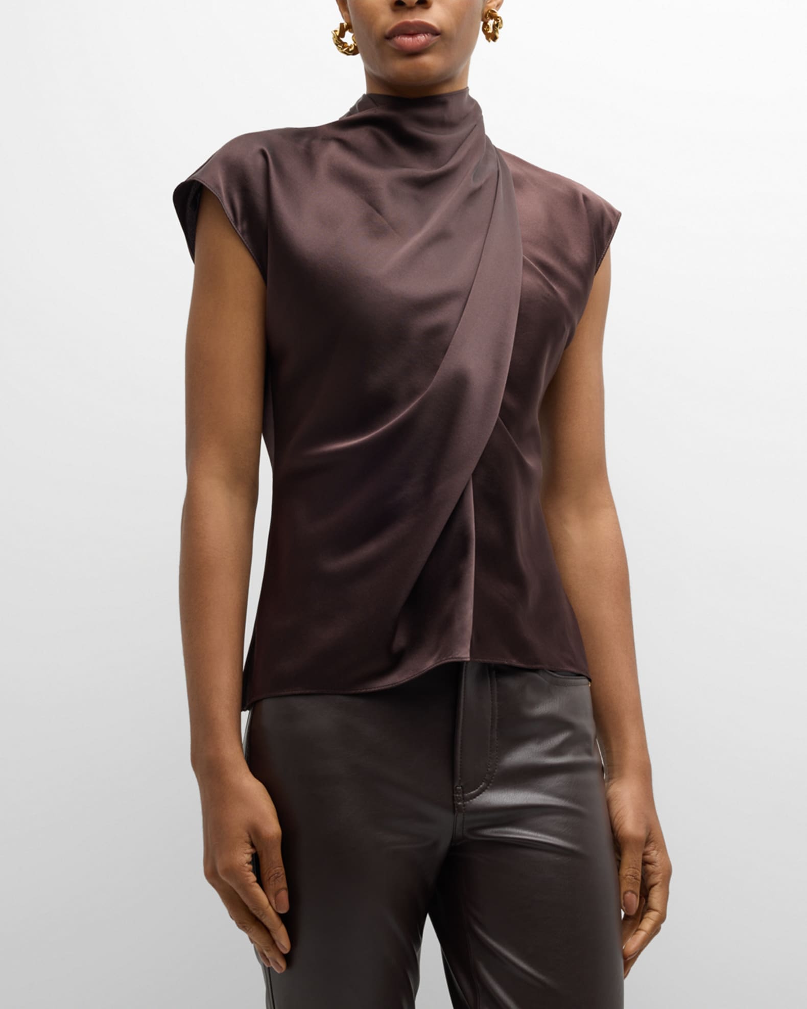 Veronica Drape Back Cutout Top Veronica Drape Back Cutout Top