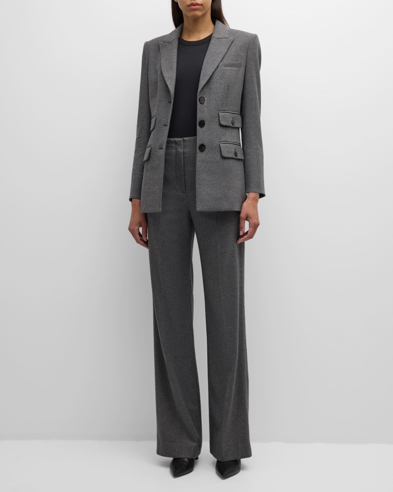 Veronica Beard Women s Jude Pants Gray Size 4 Heather Grey