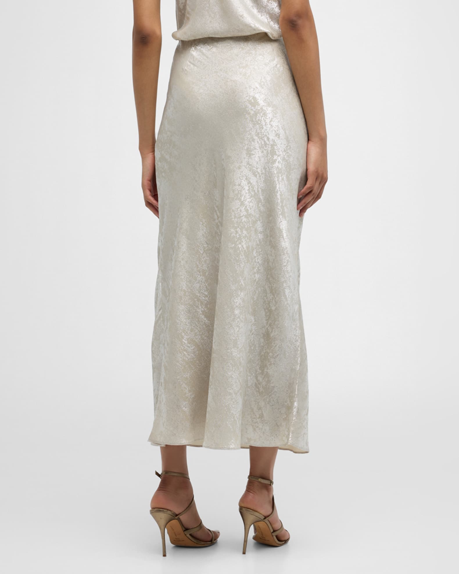 Slip skirt silver on sale