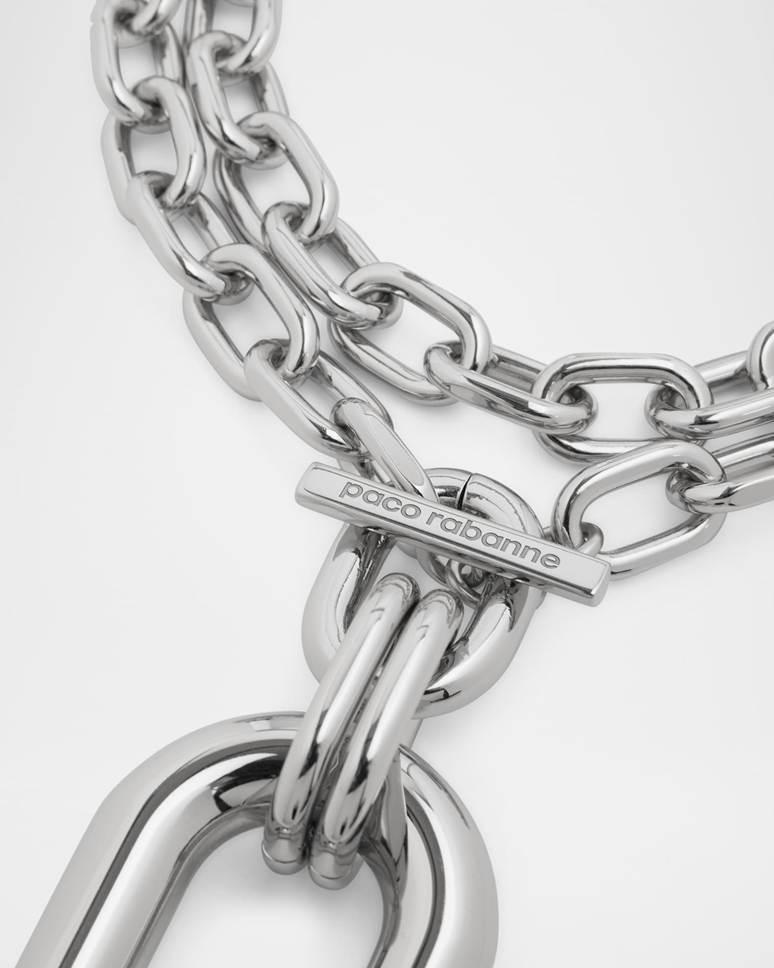 ホット セールの通販 Rabanne XL Chain-Link Pendant Necklace | Neiman Marcus アクセサリー