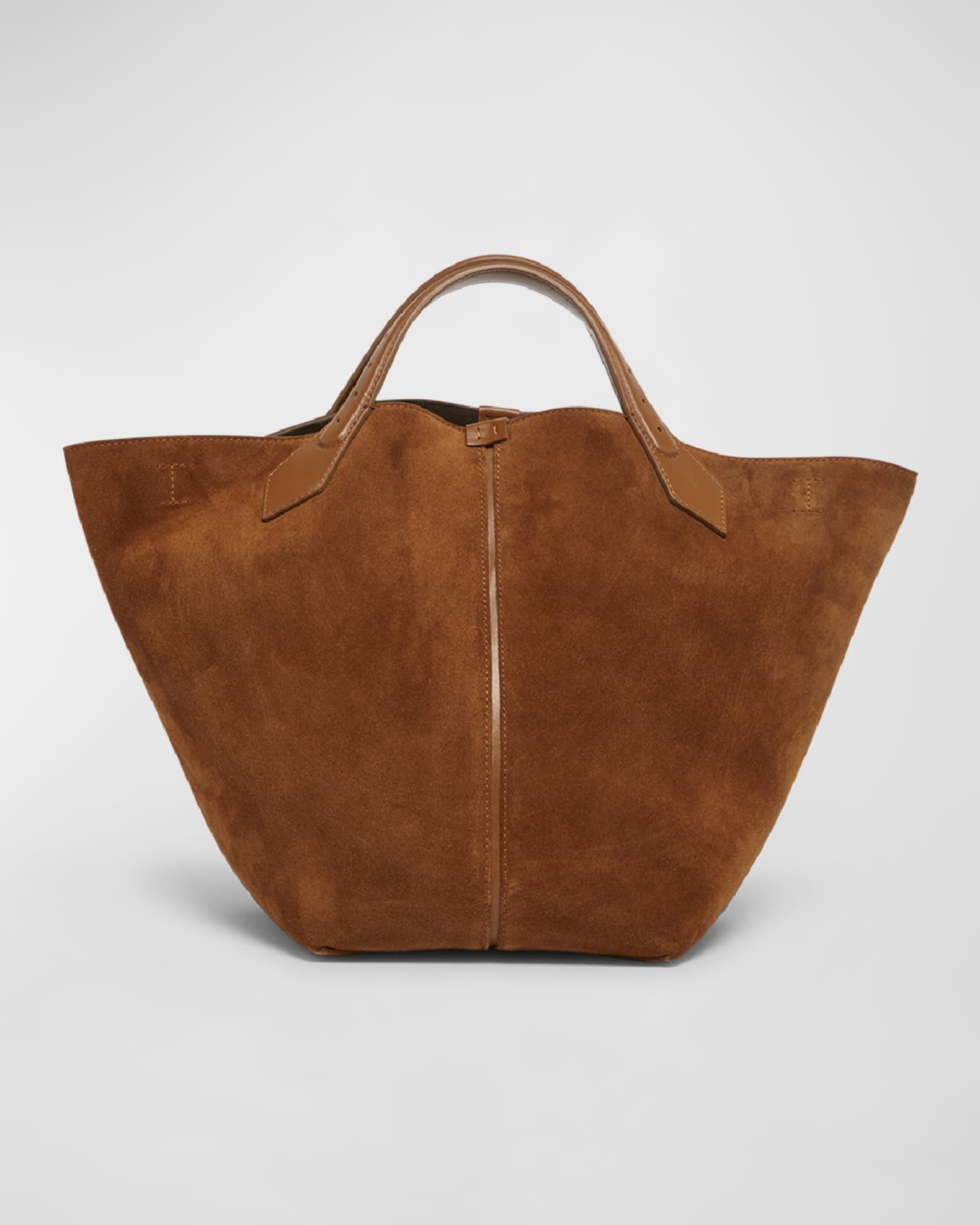 Large suede tote bags discount
