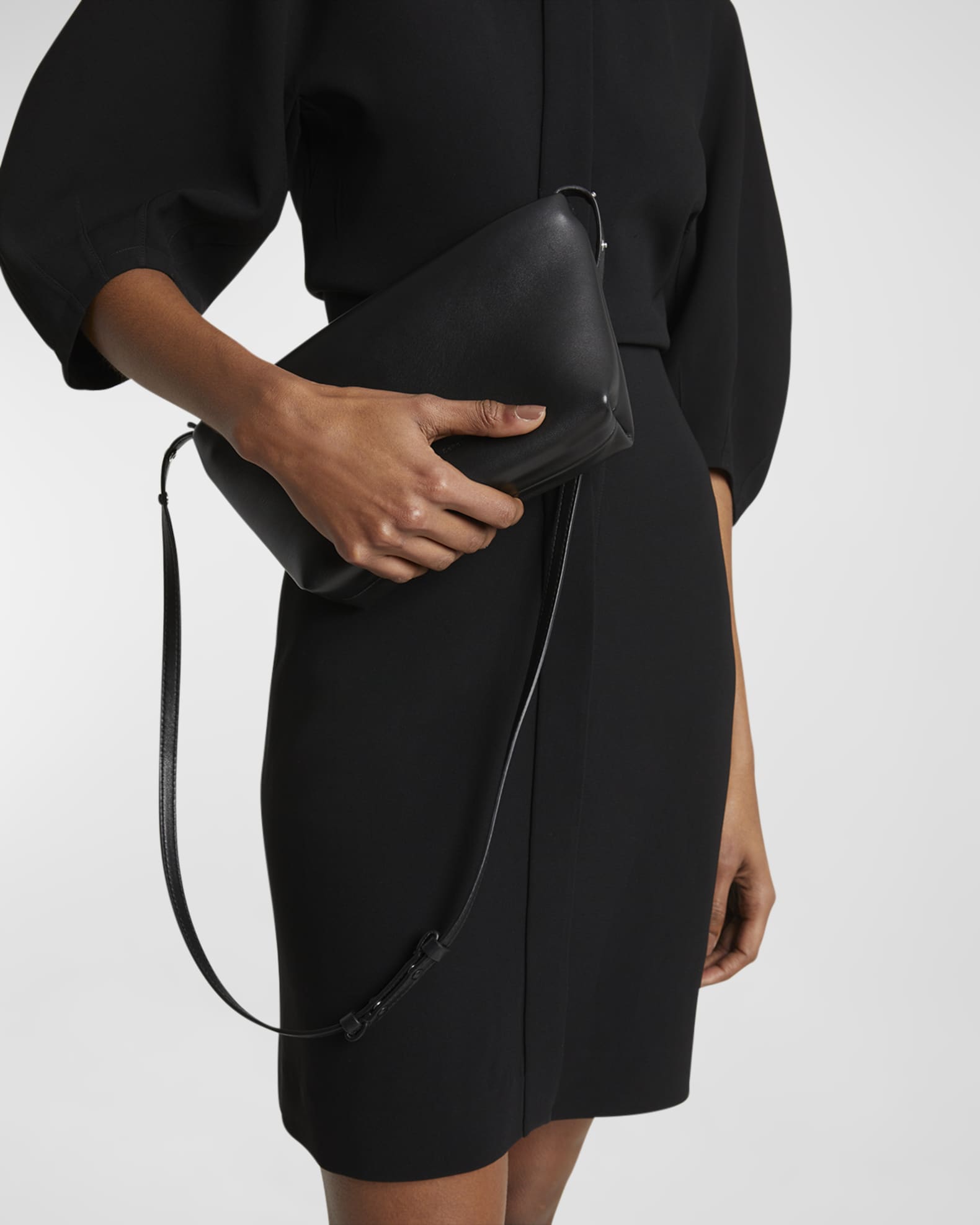 Proenza Schouler Bond Zip Napa Leather Shoulder Bag | Neiman