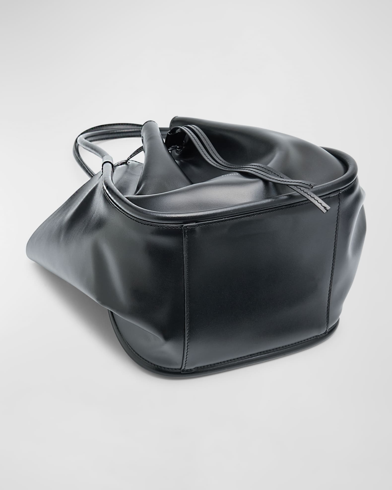 【PROENZA SCHOULER】Ruched leather tote bag トートバッグ Proenza Schouler Large Ruched Tote - Black | Proenza