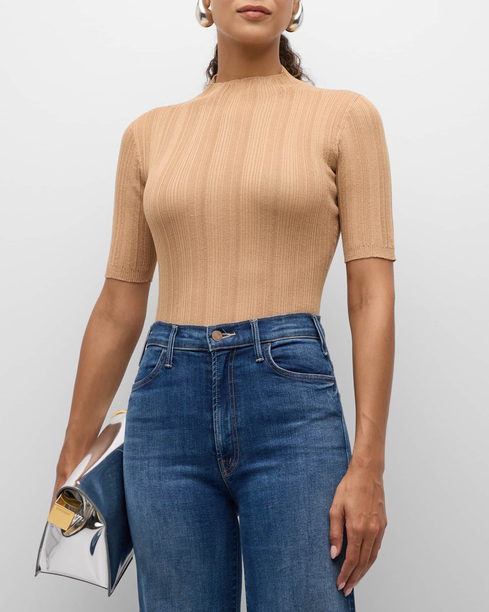Abigail Rib-Knit Top 1