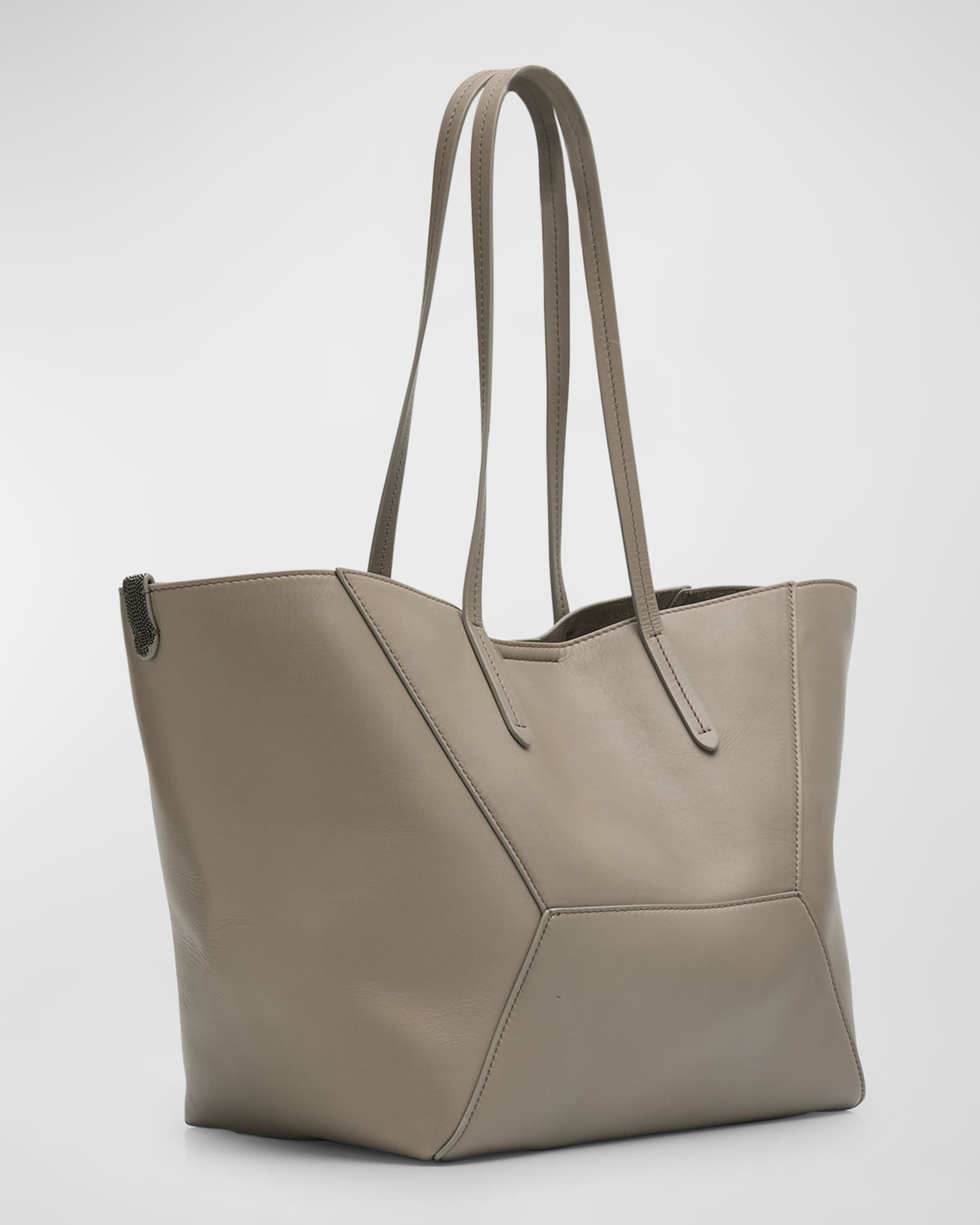 Geometric leather bag online