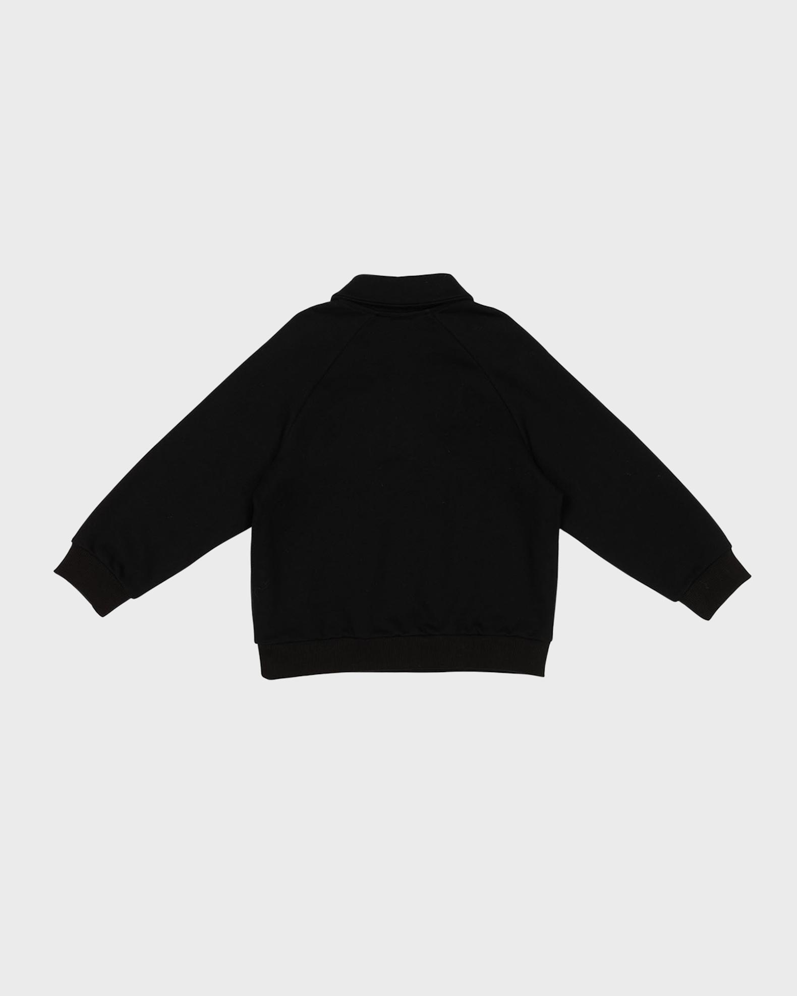 Boy's Fuzzy Logo-Print Polo Sweatshirt | Neiman Marcus