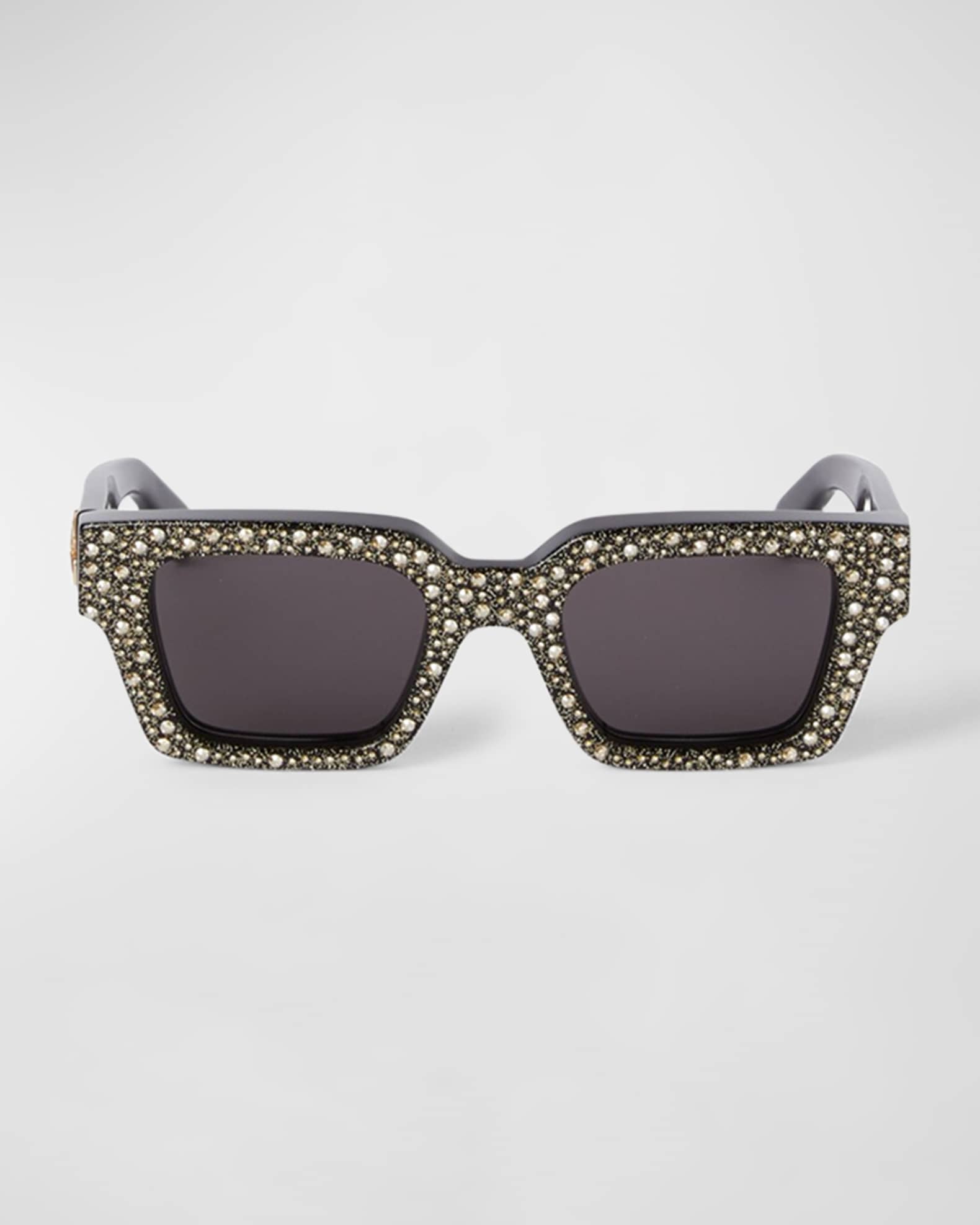 Virgil Embellished Square Acetate Sunglasses 1