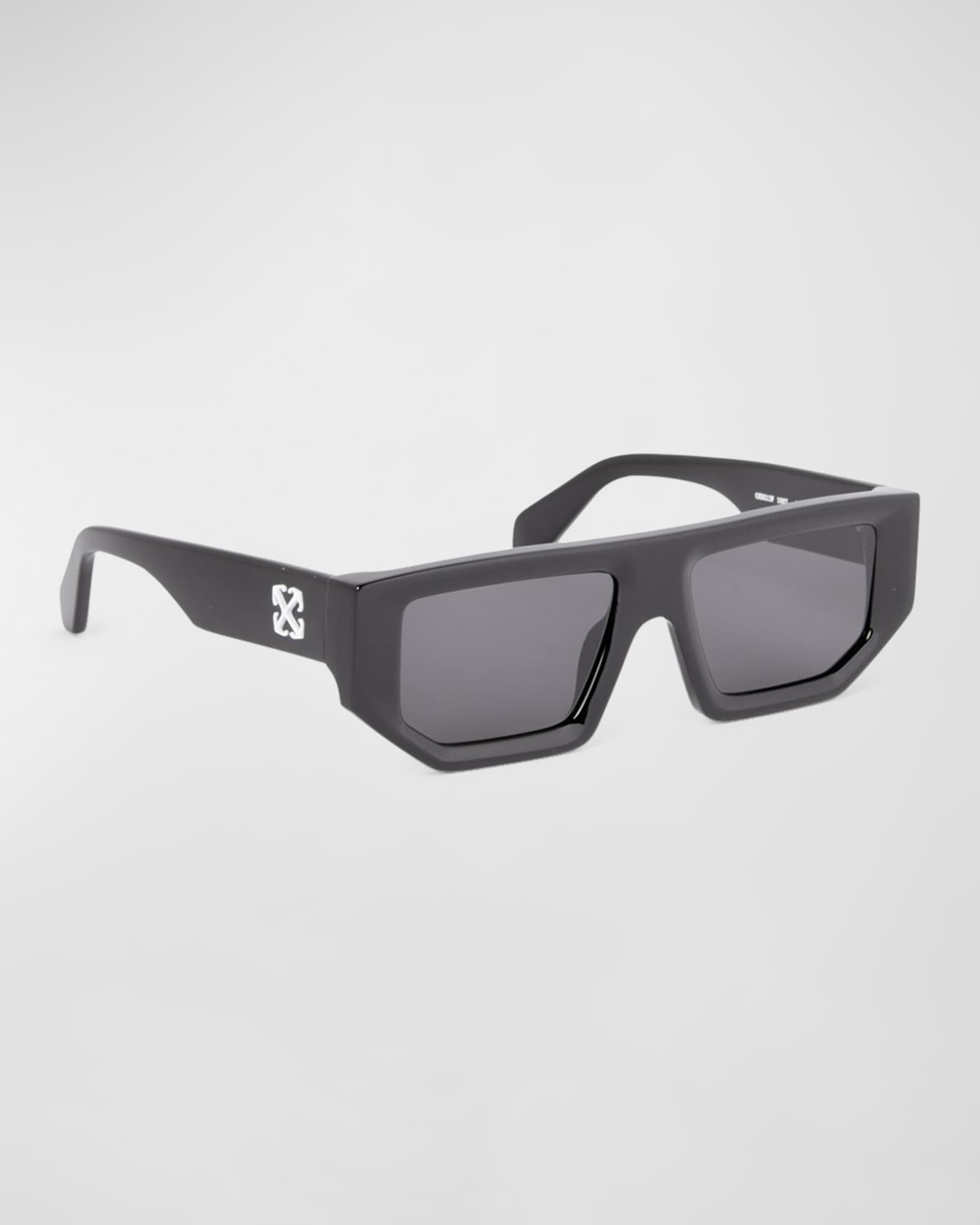 Off-White Vancouver Rectangle Acetate Sunglasses | Neiman Marcus