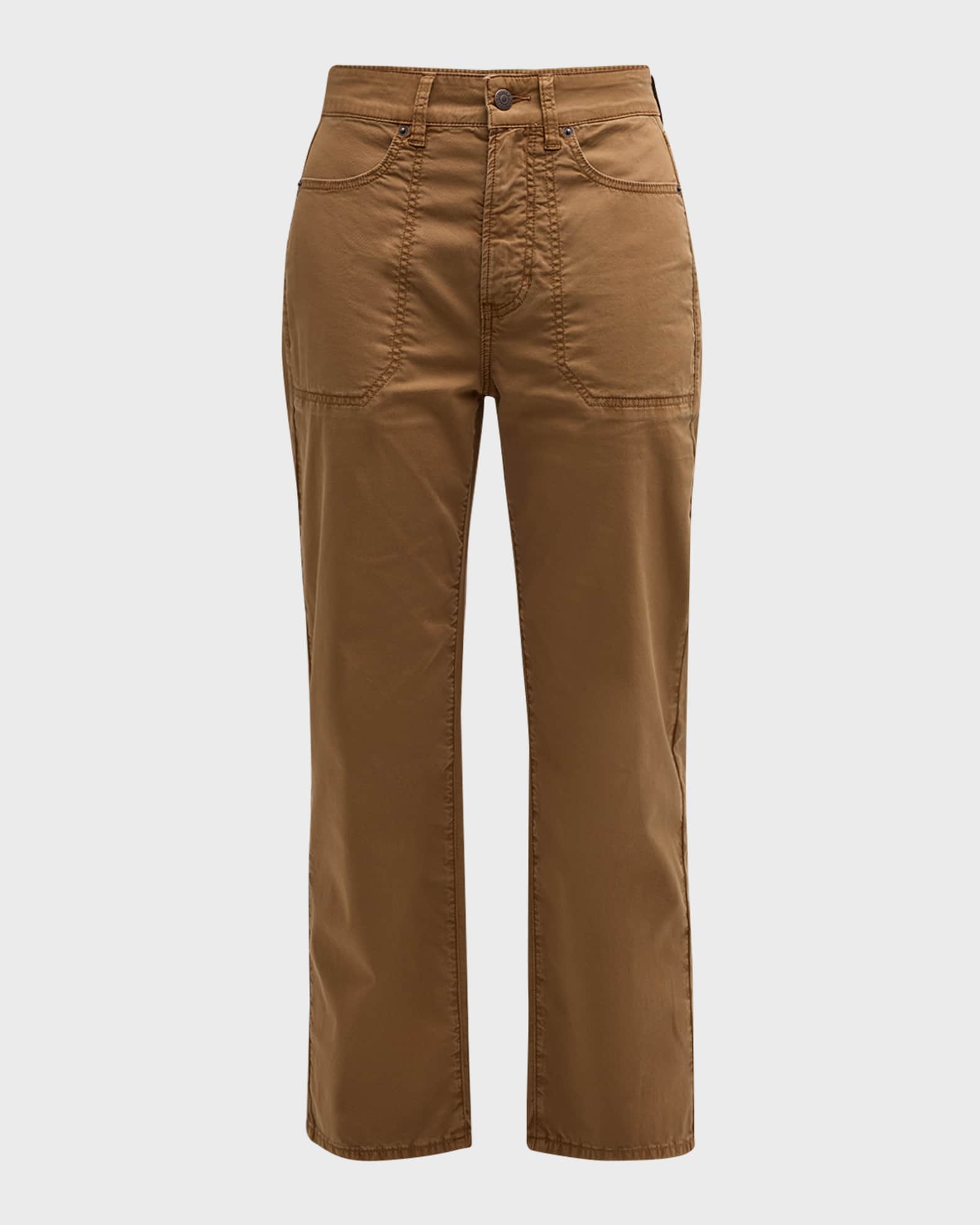Veronica Beard Crosbie Cropped Wide Leg Pants Neiman Marcus