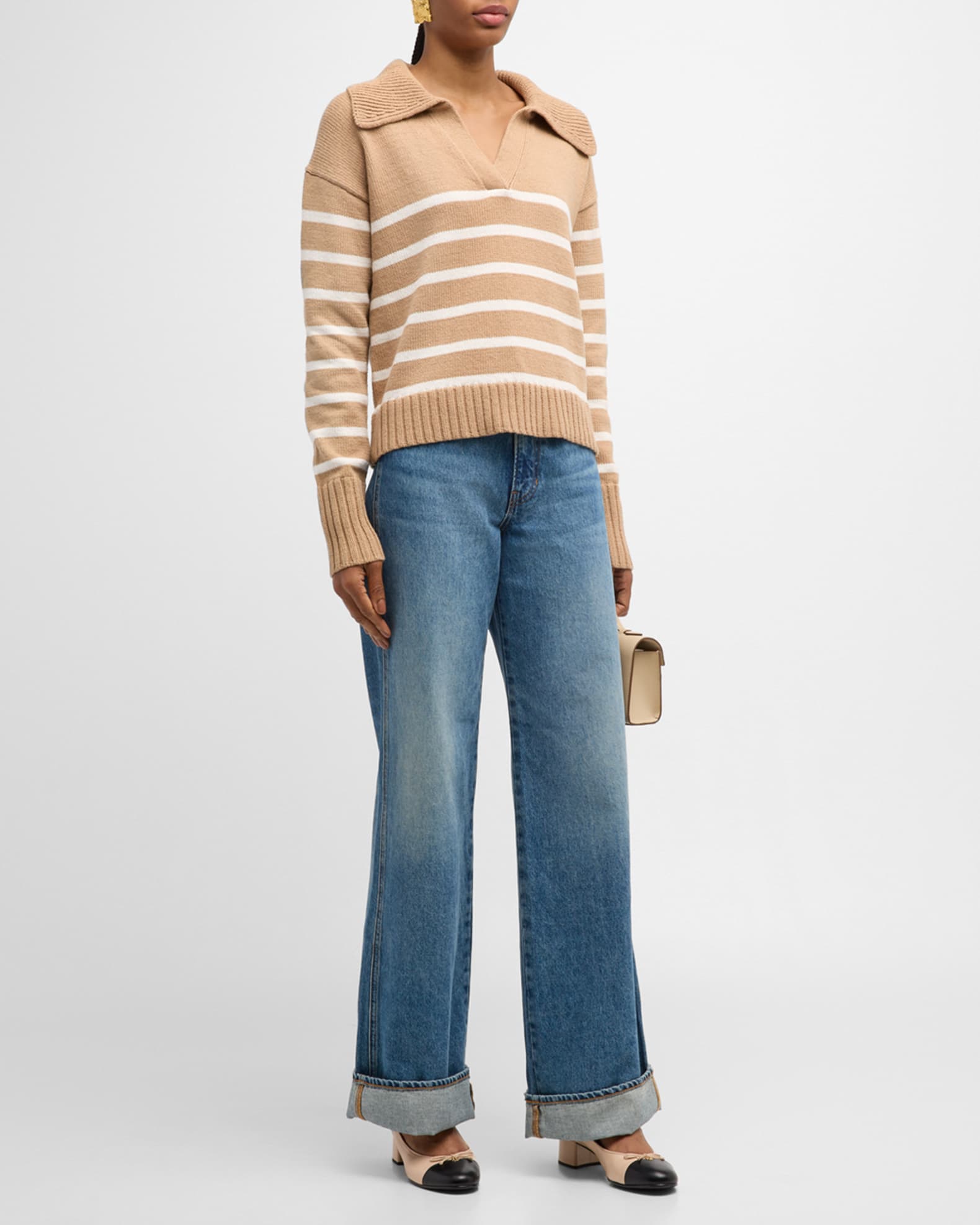Jovie Stripe Pullover Sweater 1