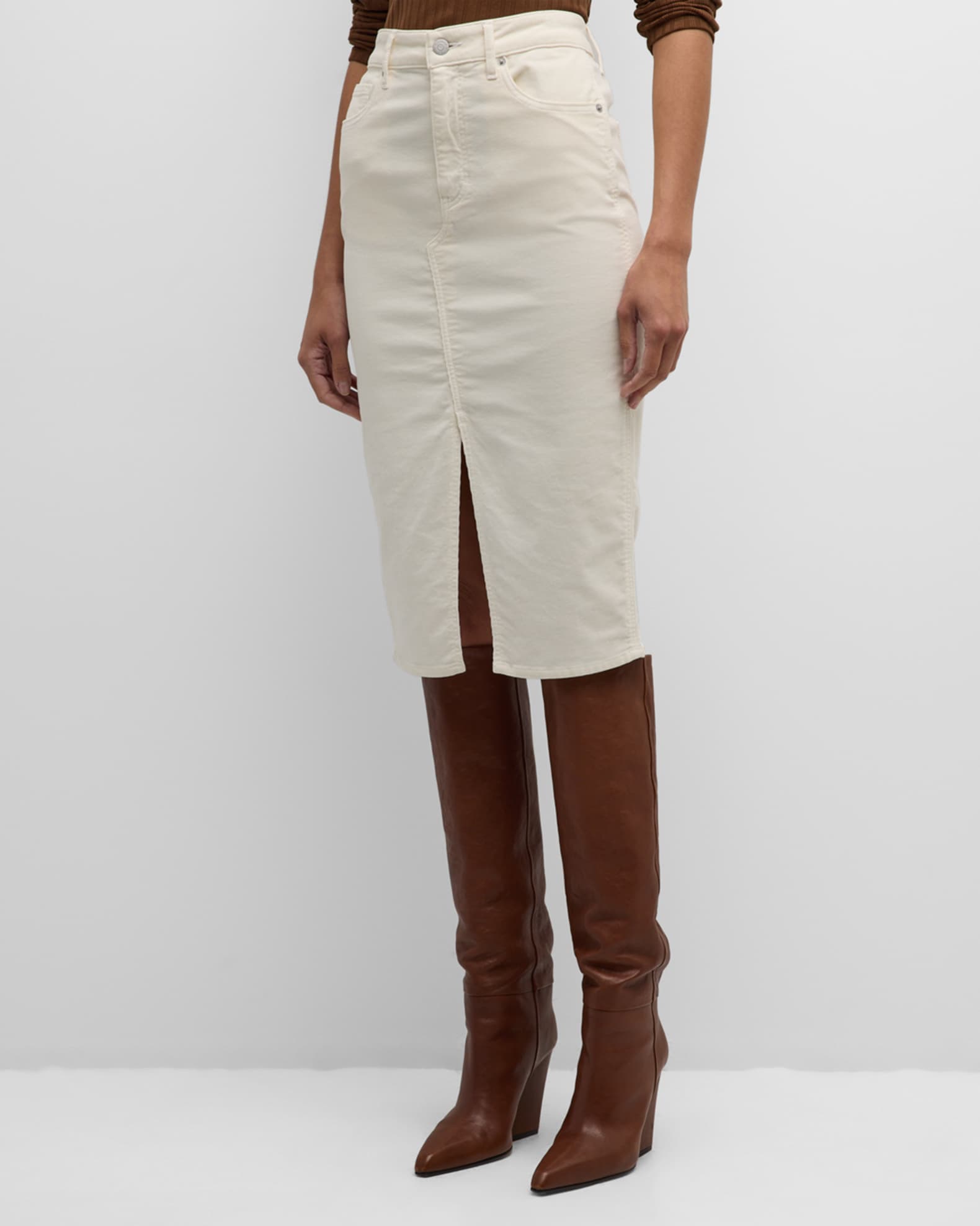 Breves Corduroy Midi Skirt 1