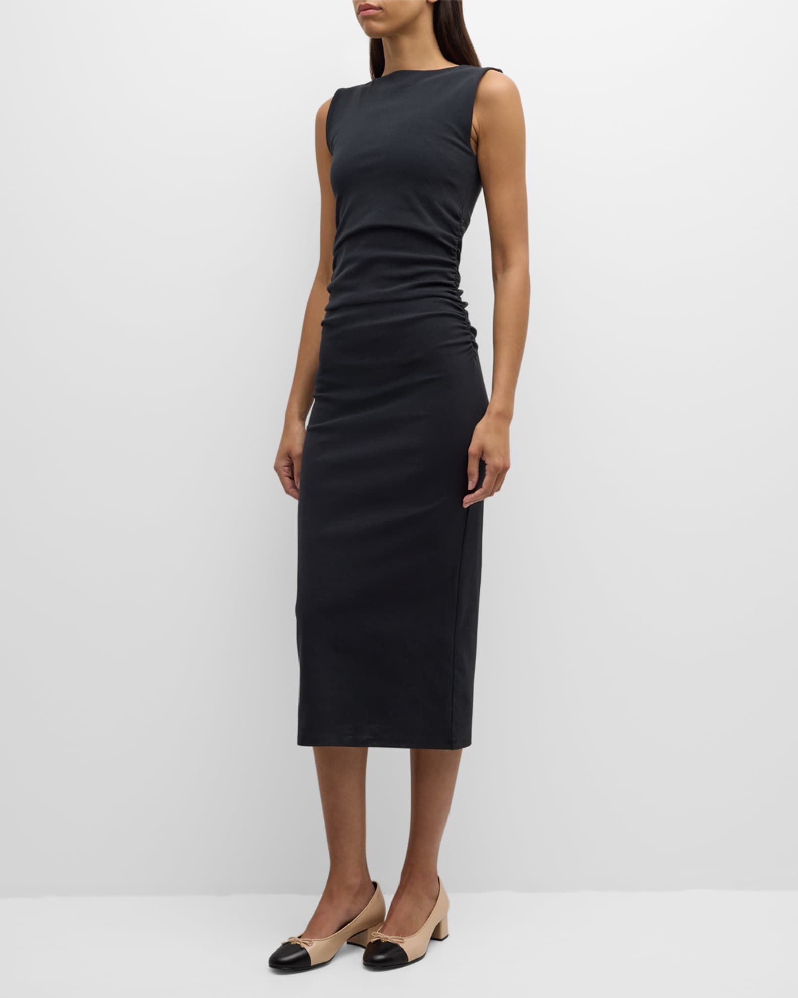 Veronica Beard Charissa Midi Dress Black