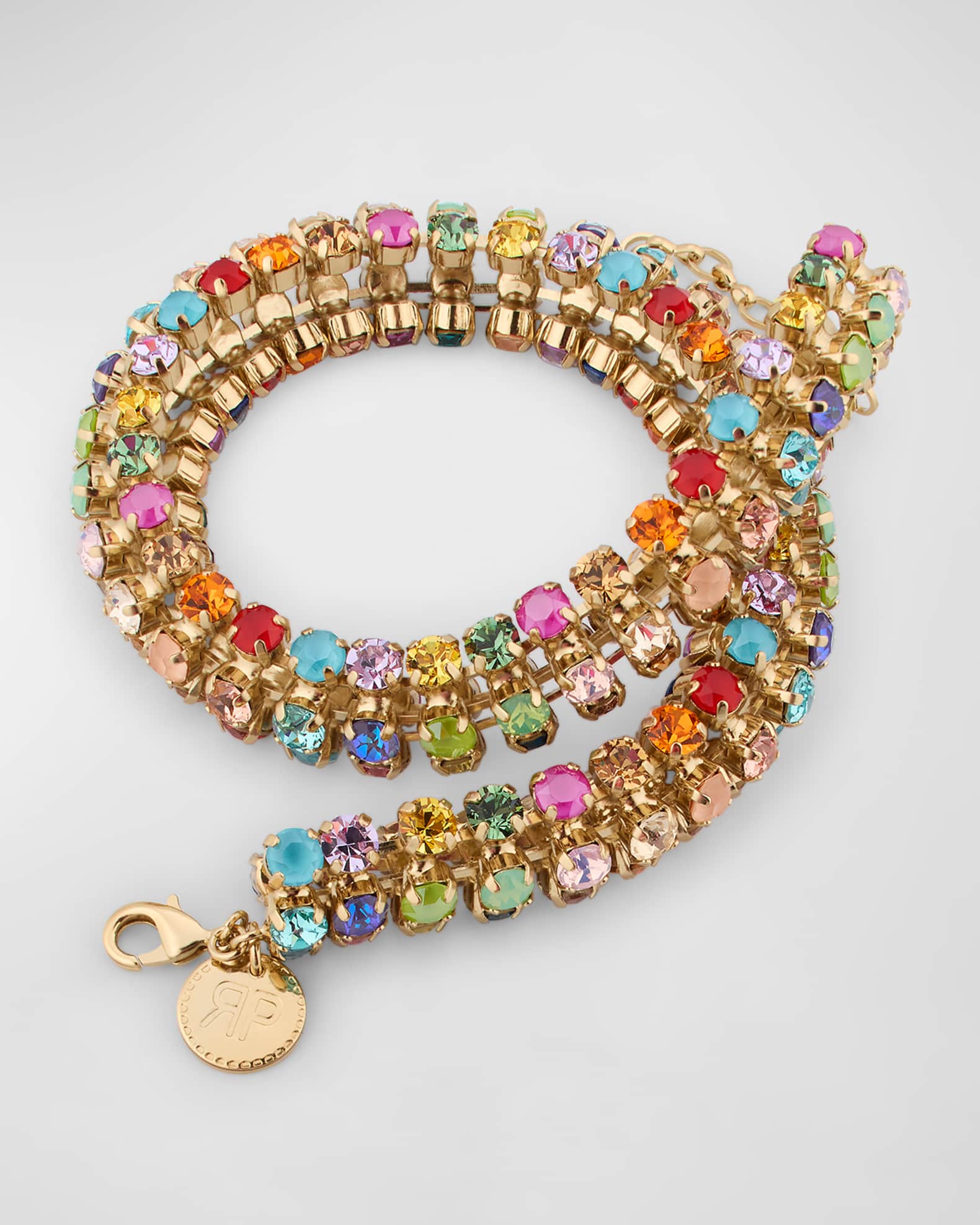 Rebekah Price Mamma Mia Multicolor Crystal Necklace Neiman Marcus