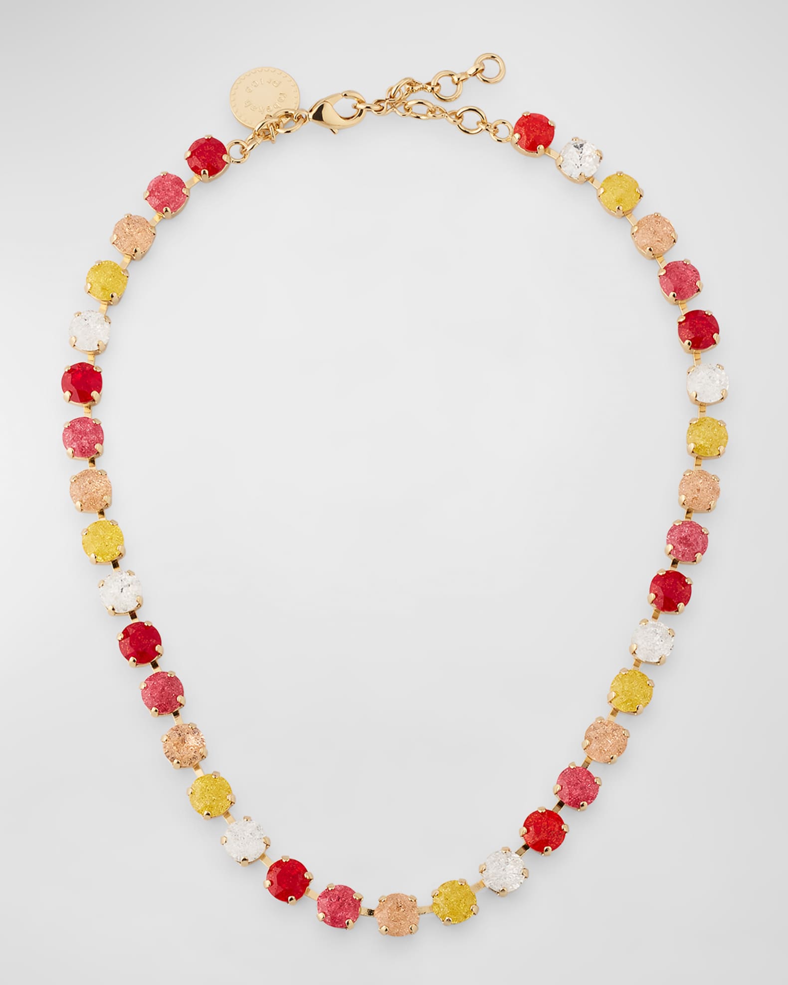 Miki Crystal Goldtone Necklace 0