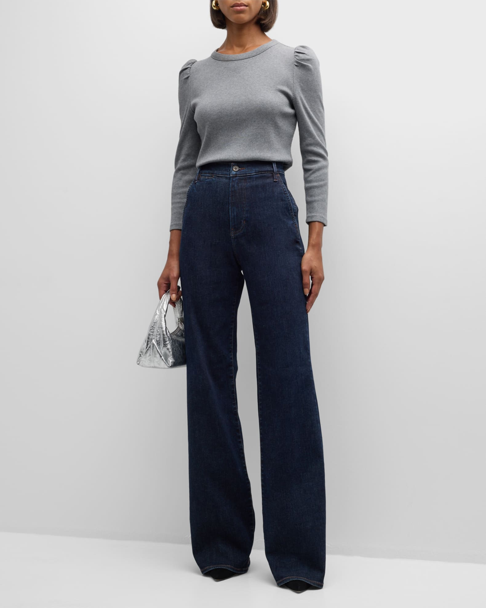Crosbie Wide-Leg Trouser Jeans 1
