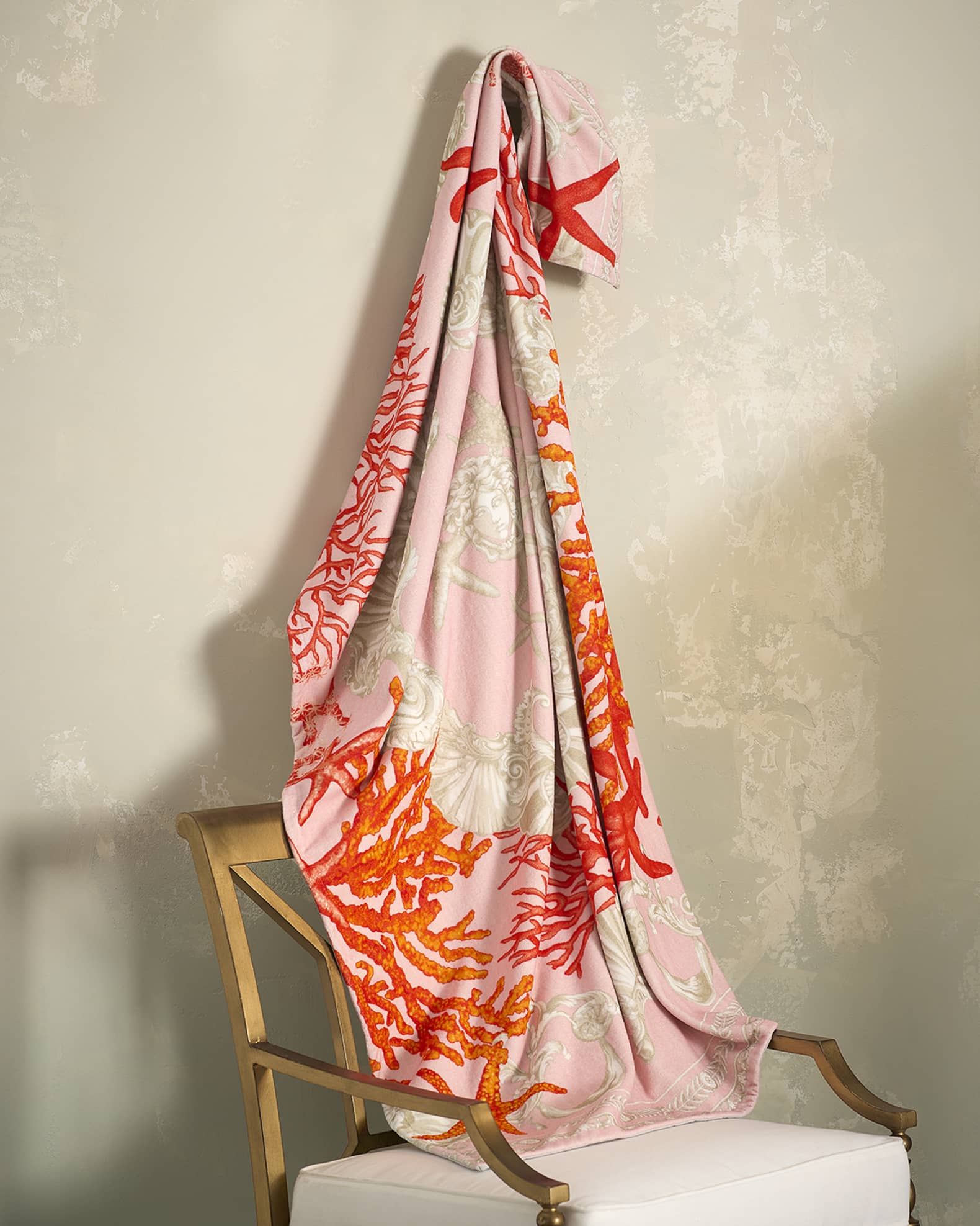 Versace Barocco De La Mer Beach Towel | Neiman Marcus
