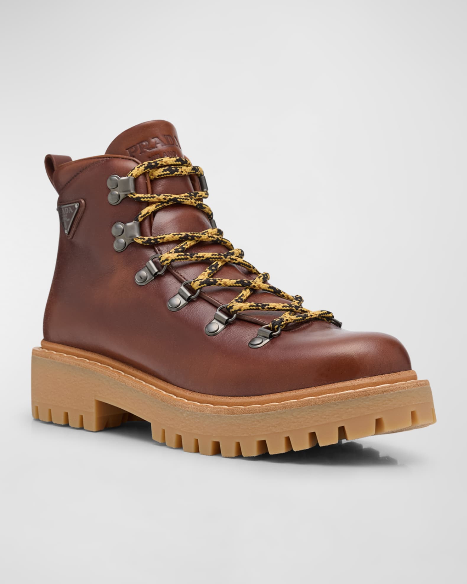 Prada lace up booties shop