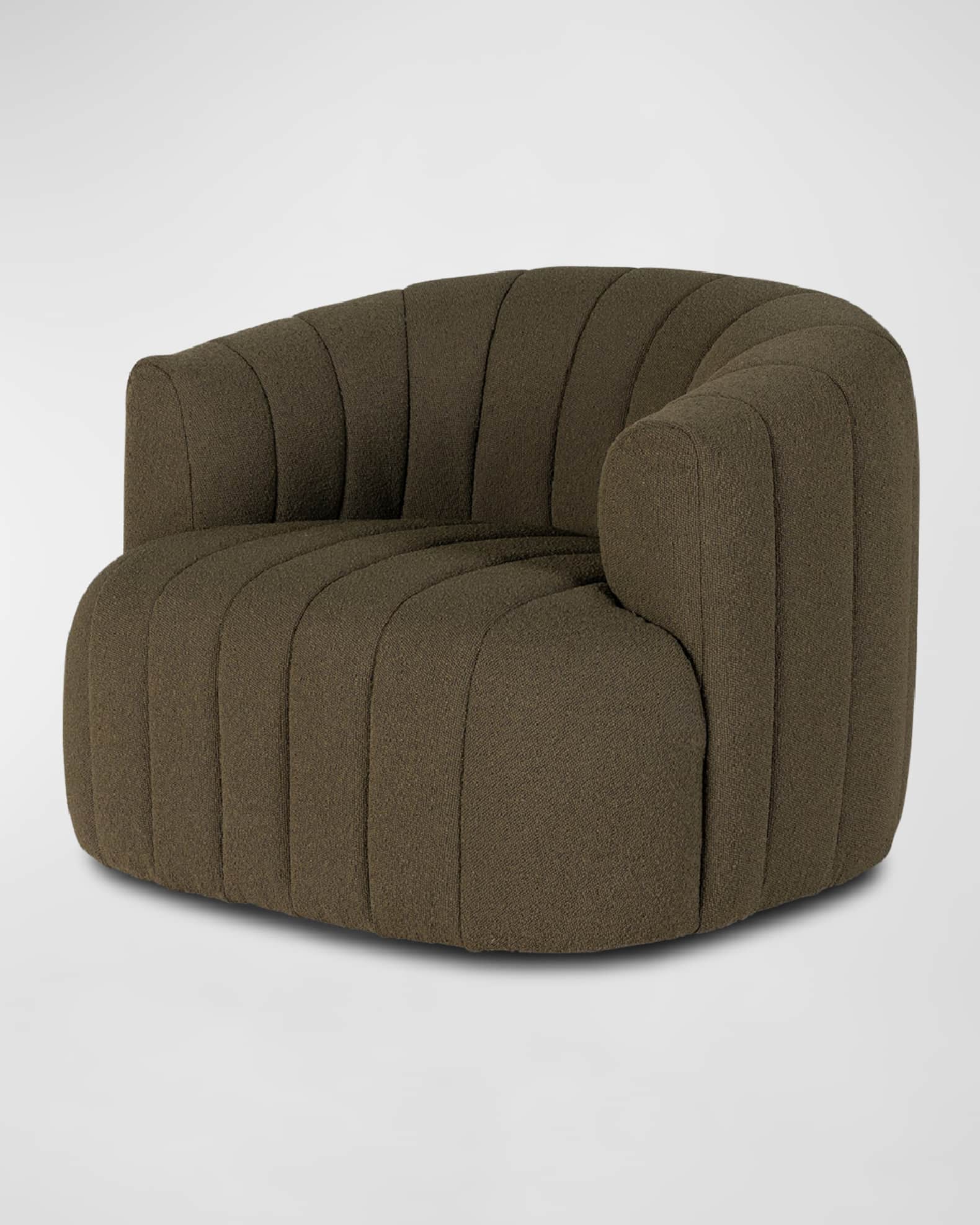 Elliana Boucle Swivel Chair 0
