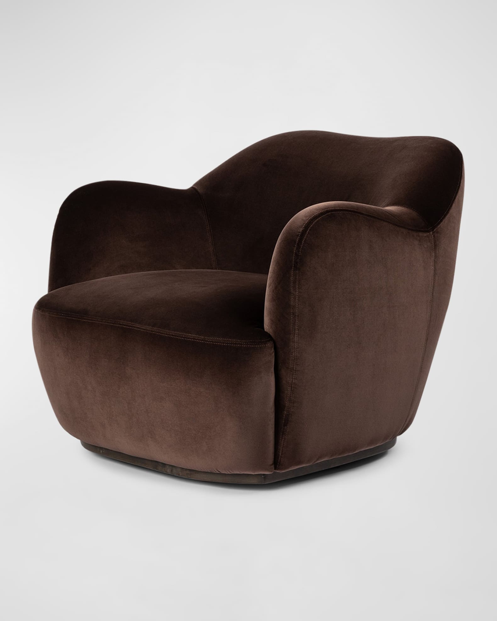 Julius Velvet Swivel Chair 0