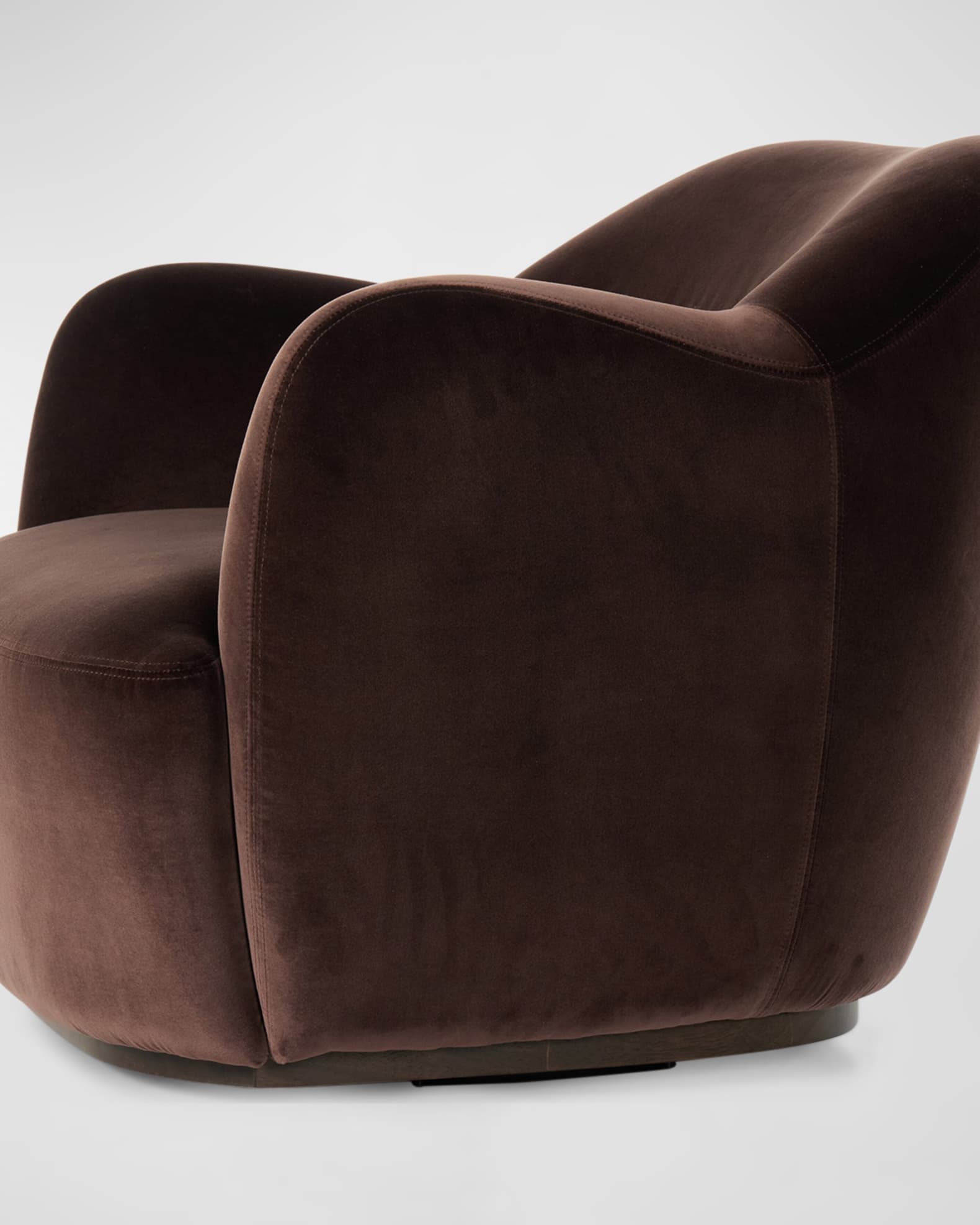Julius Velvet Swivel Chair 1