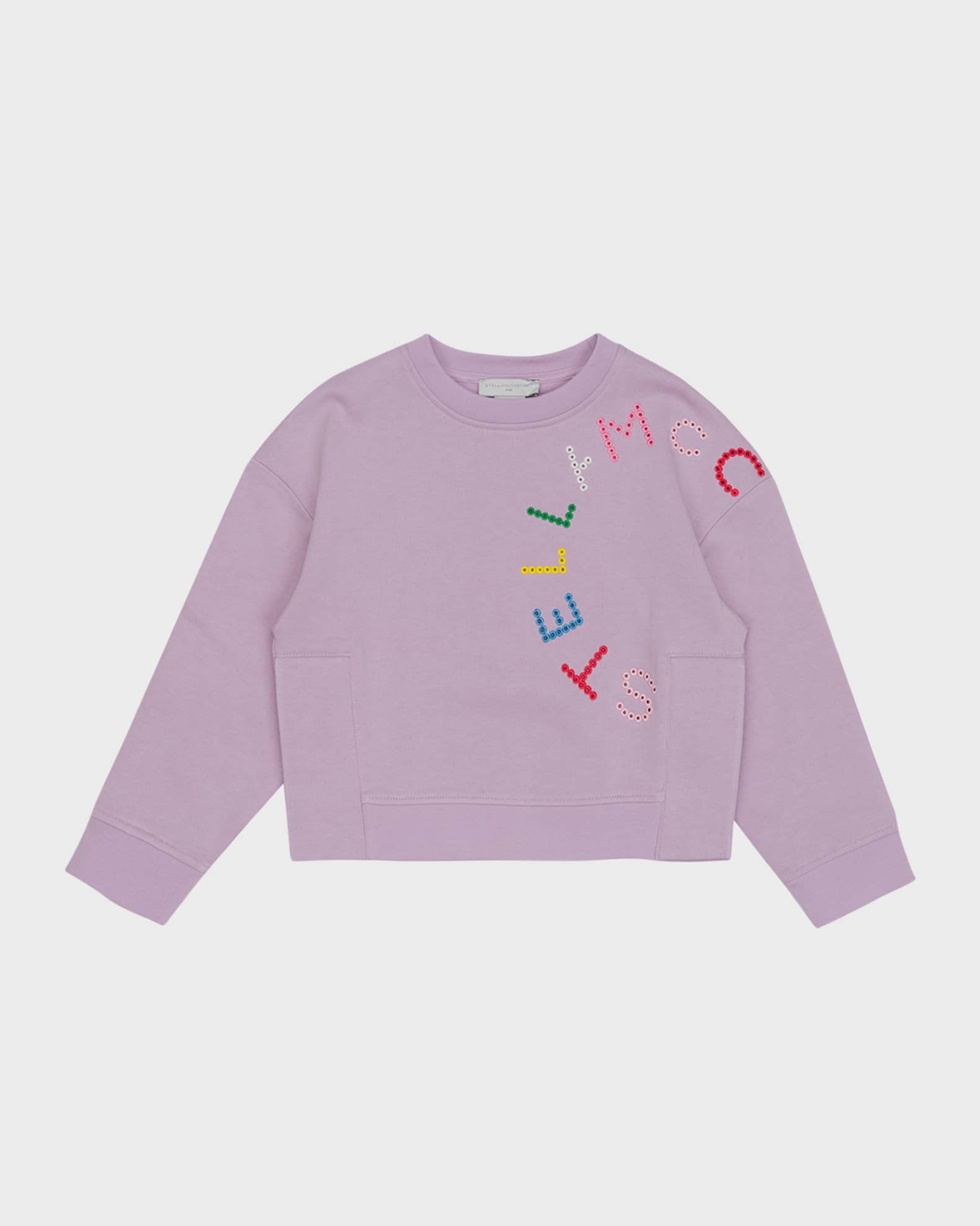 Girl s Sweatshirt W Classic Logo Print Size 4 10