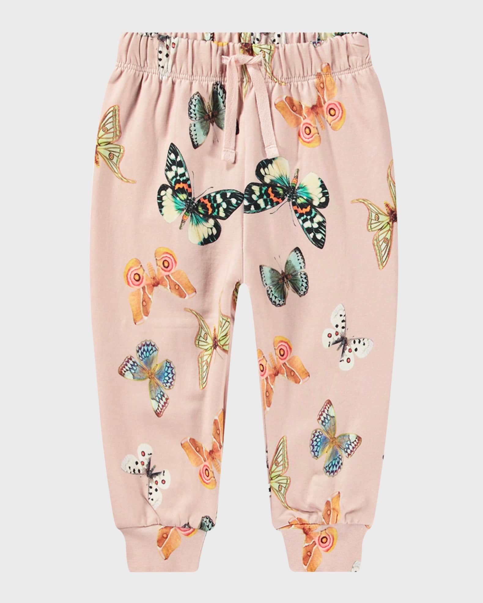 Blue Butterfly Print Men's Joggers