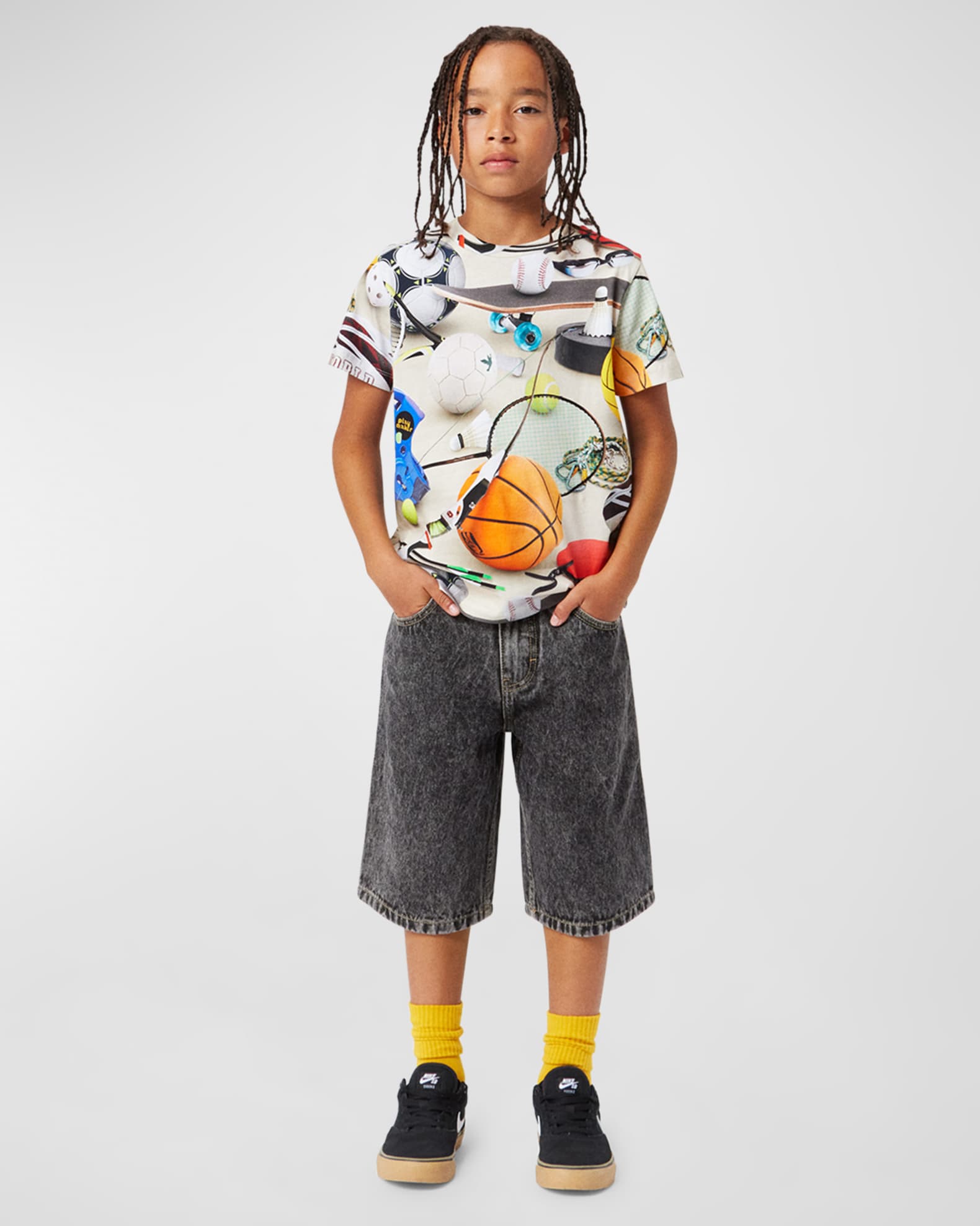 Molo Navy Tuxedo Print T-Shirt