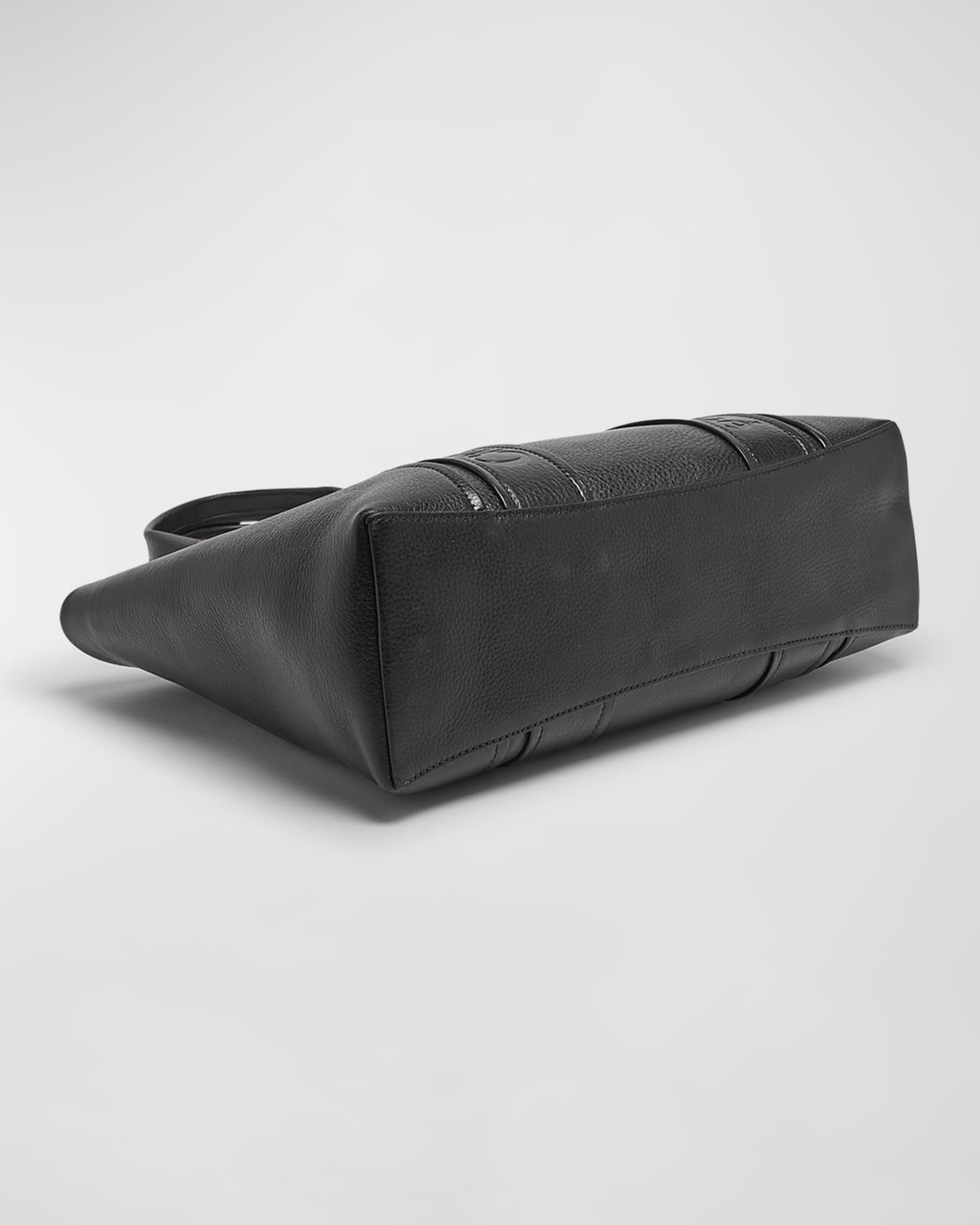 Woody Medium Tote Bag in Shiny Grained Calfskin 1