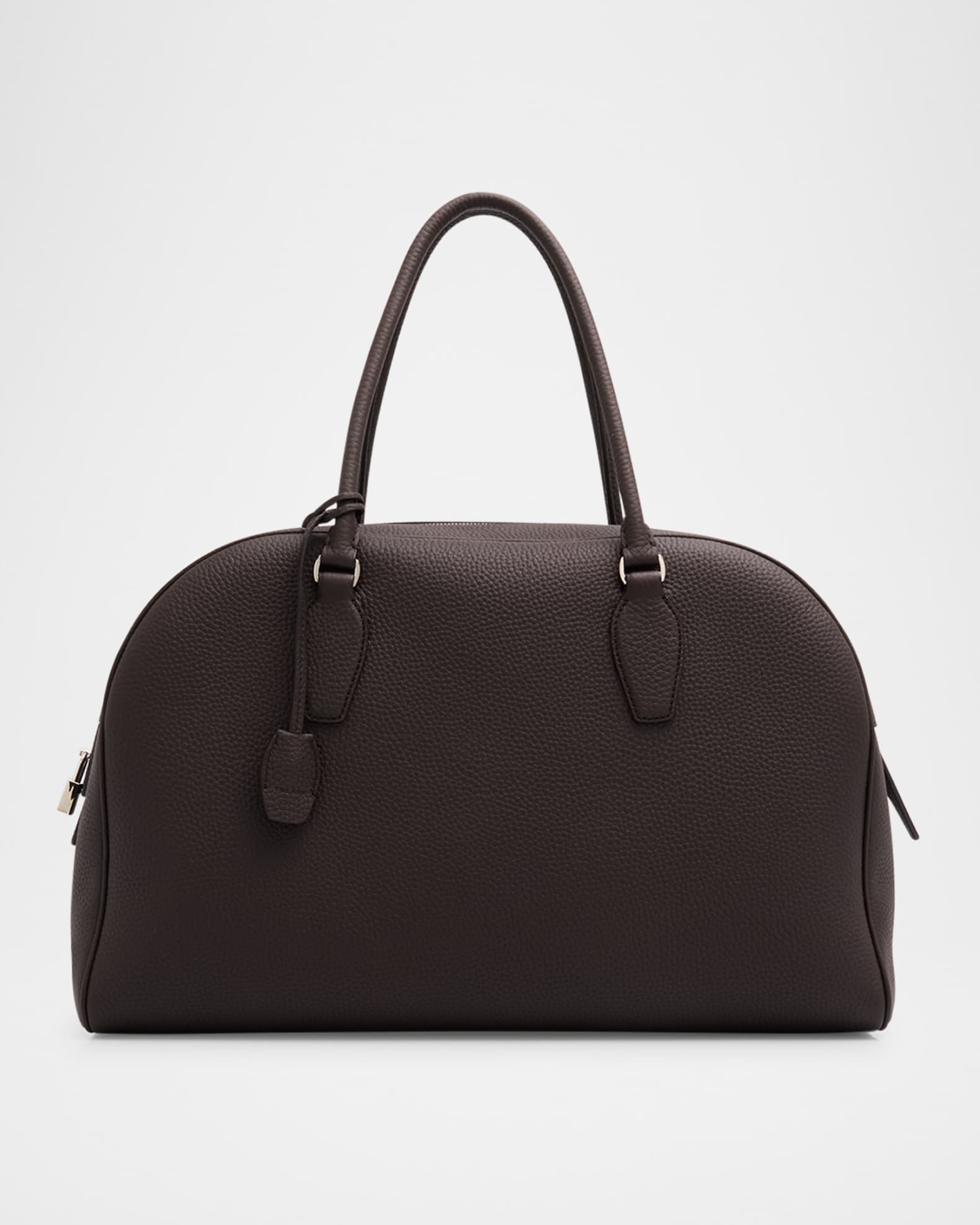 THE ROW India 15.75 Top-Handle Bag in Matte Grained Calfskin