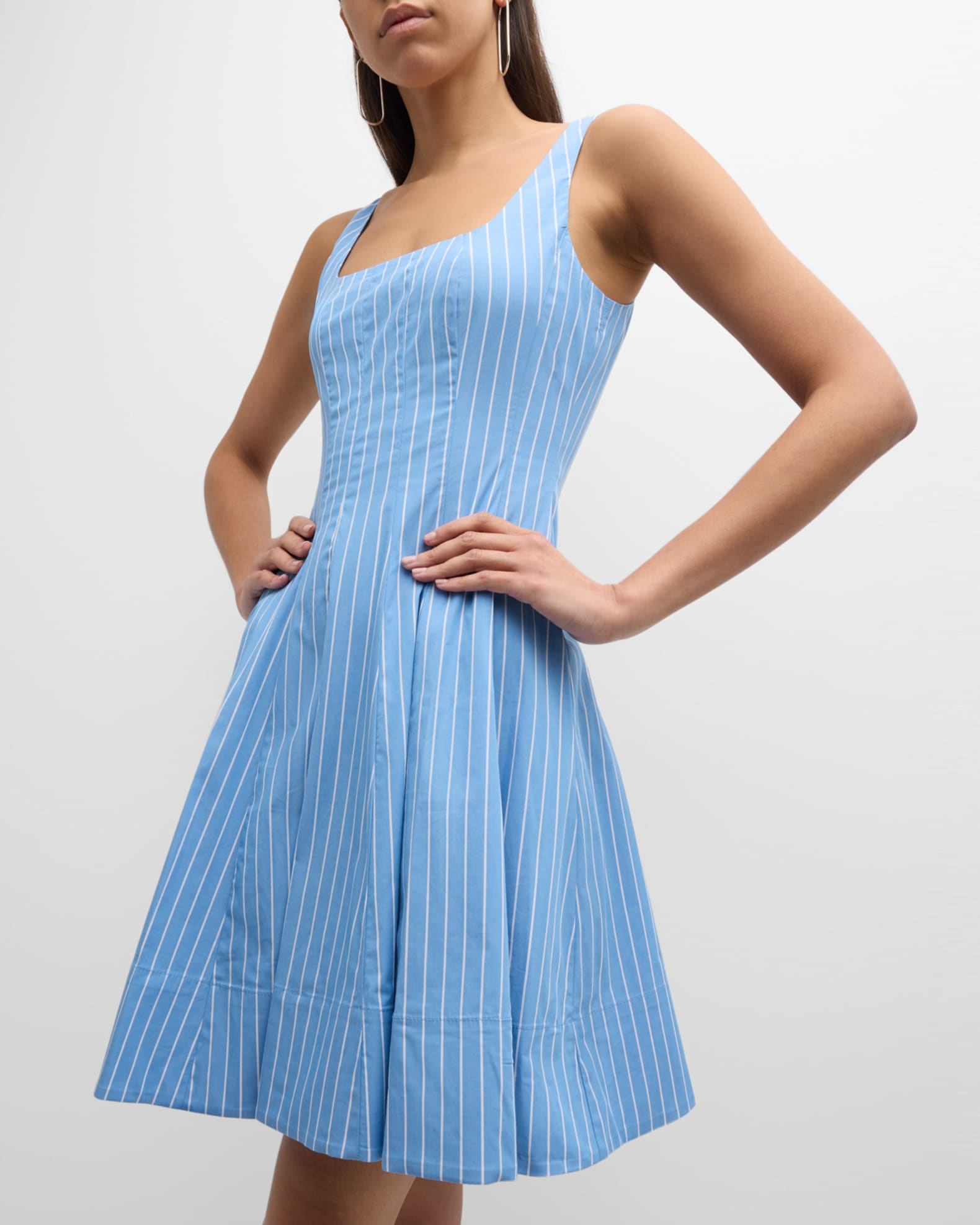 Cotton Poplin Sleeveless Dress main image 0