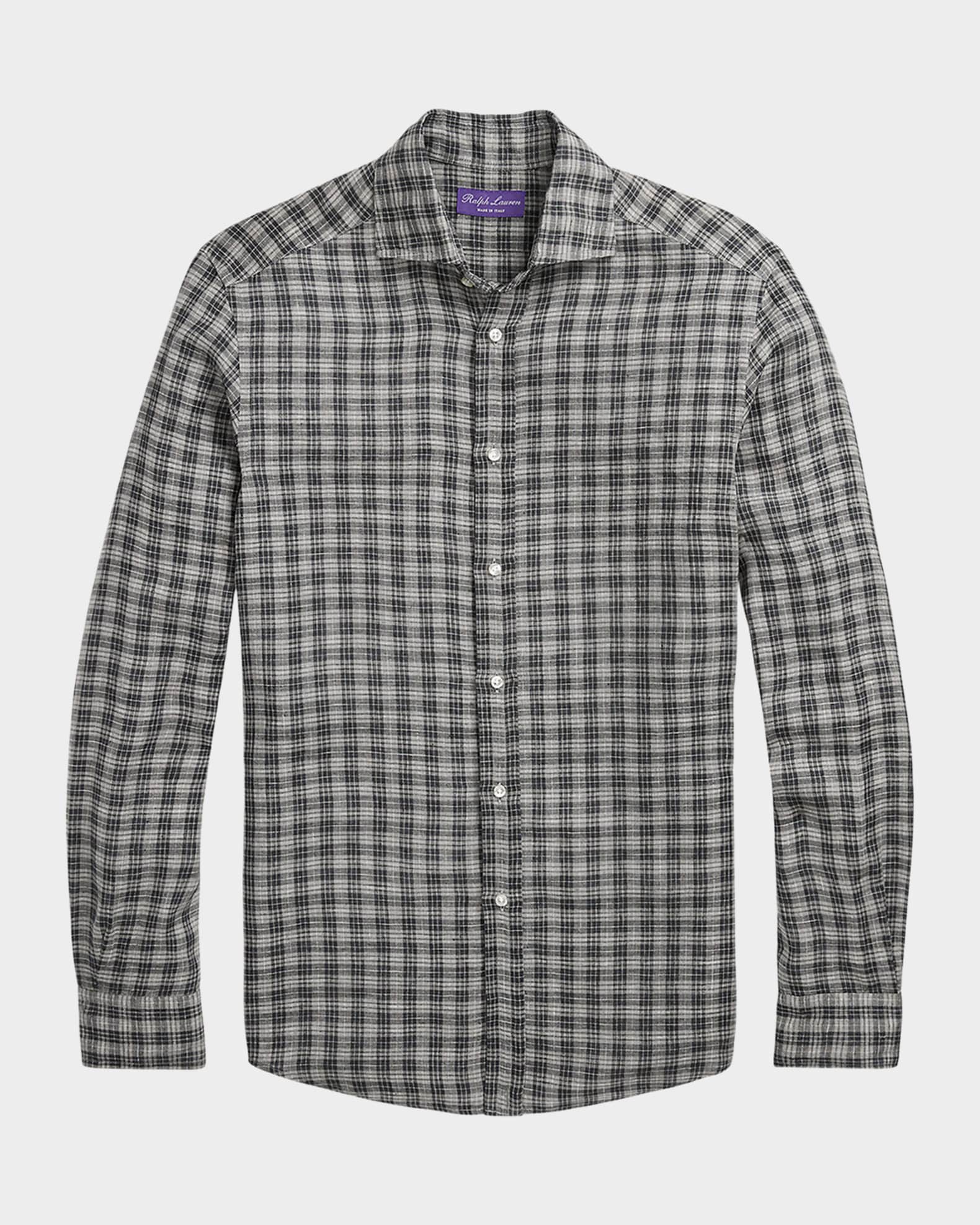 Ralph Lauren Purple Label Men's Aston Plaid Flannel Shirt
