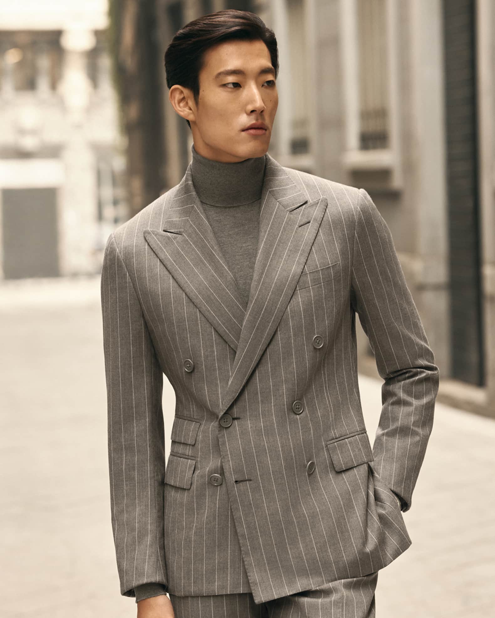 Ralph lauren striped suit top