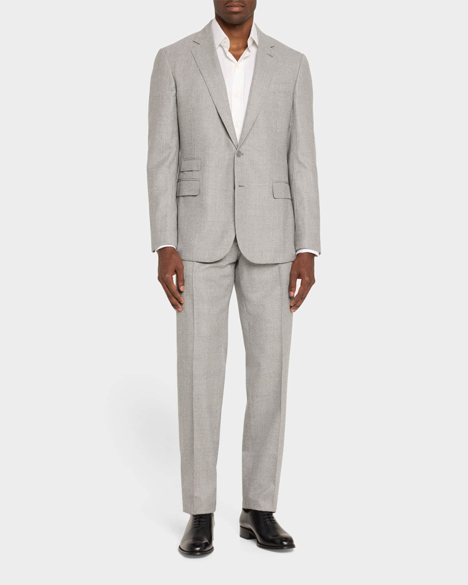 Men's Kent Hand-Tailored Glen Plaid Suit 1