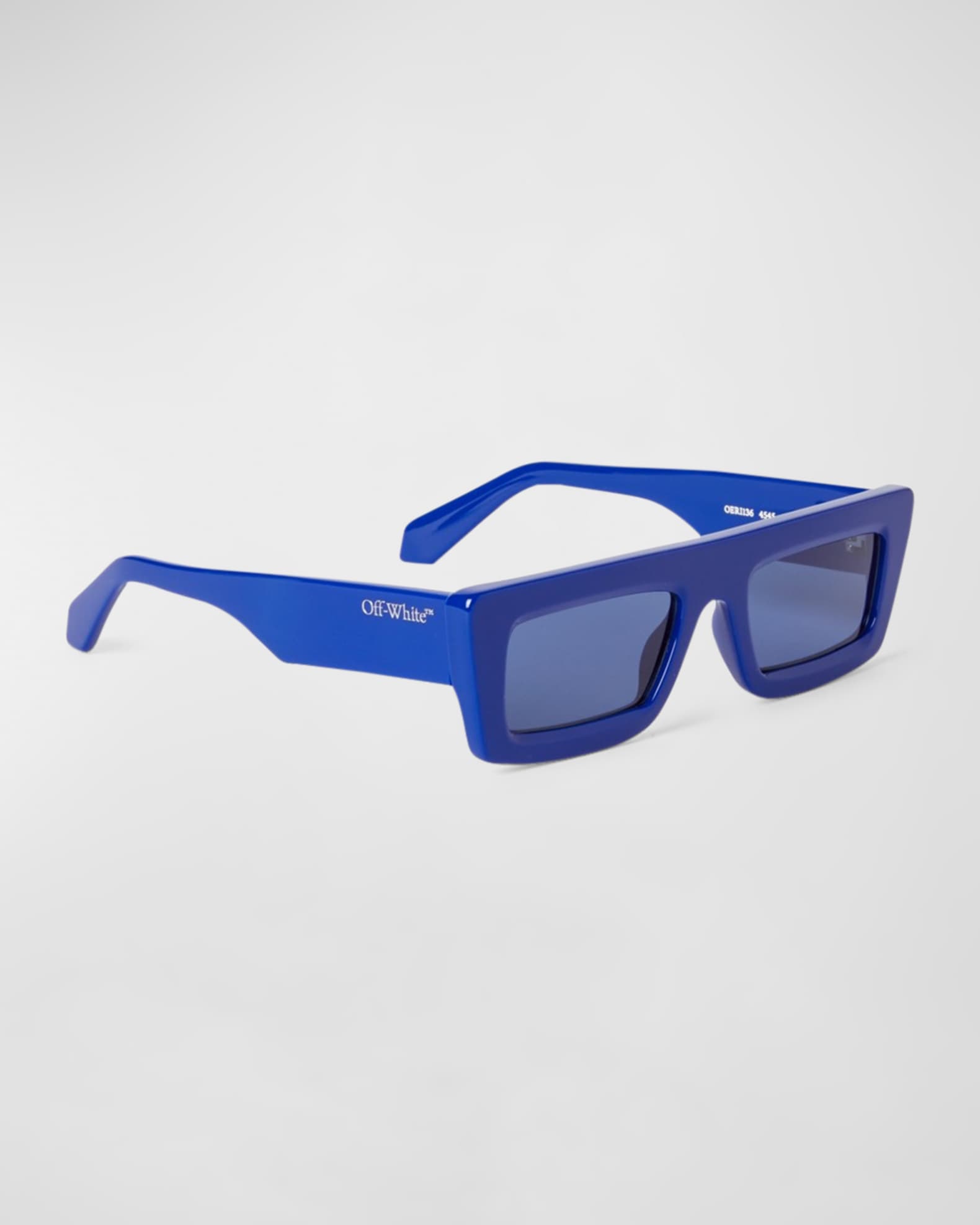 Men's Ontario Acetate Rectangle Sunglasses